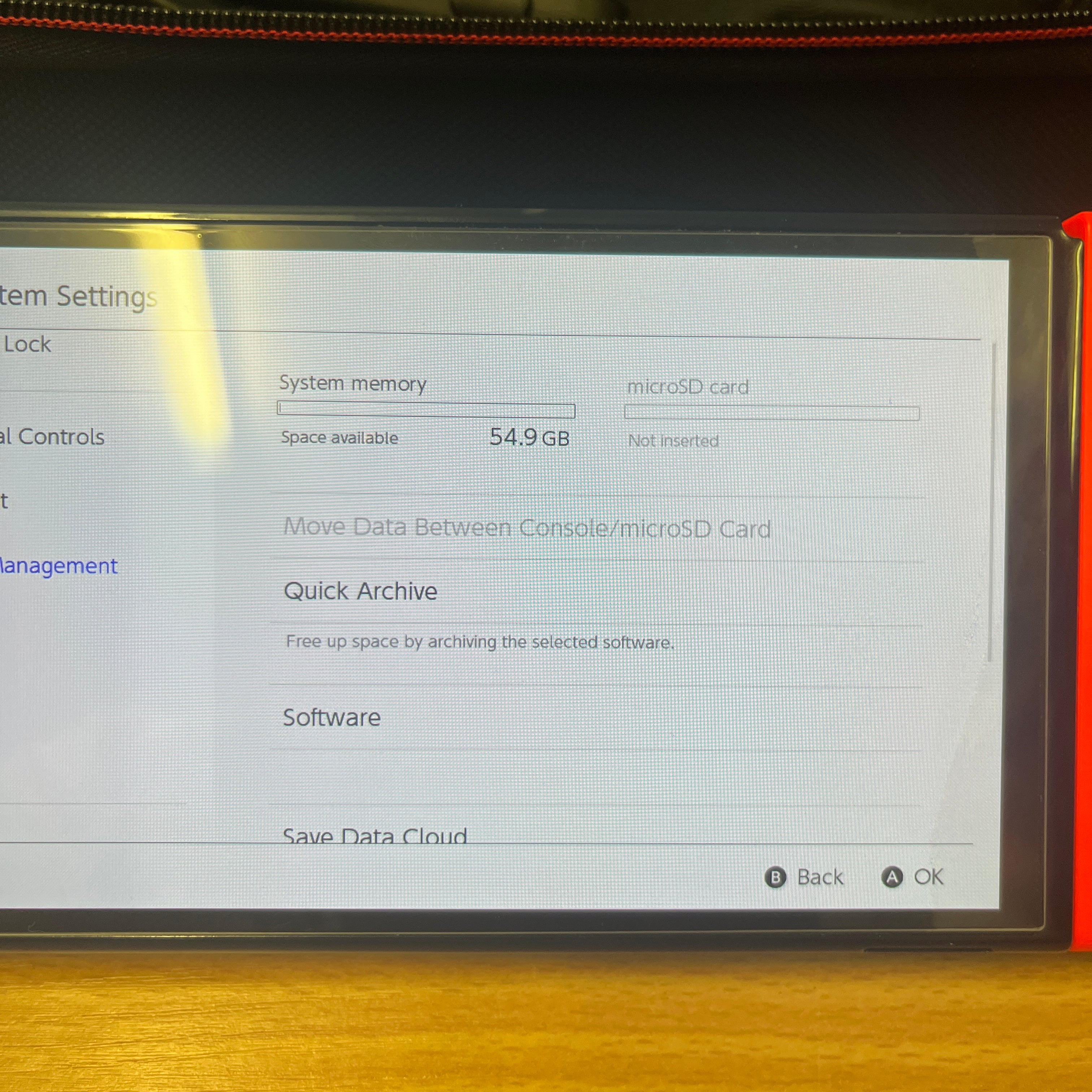 Nintendo switch OLED console