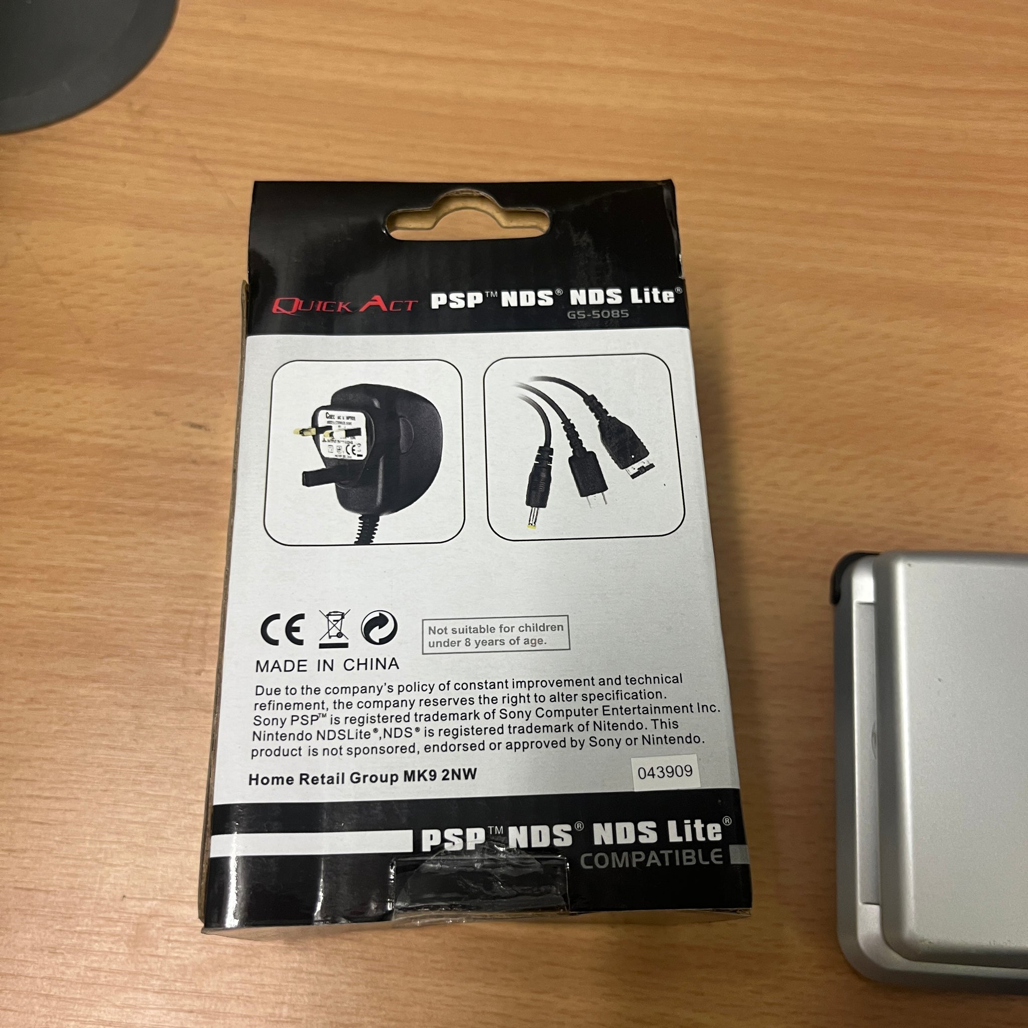 Multi Charger for Sony PSP, Nintendo DS, DS Lite, GBA SP handheld