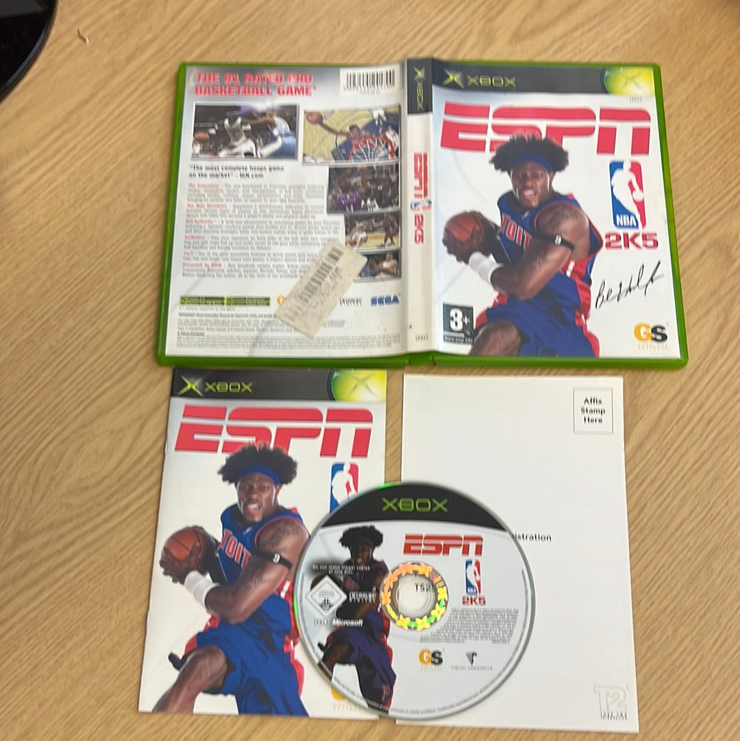 ESPN NBA 2K5 original Xbox game