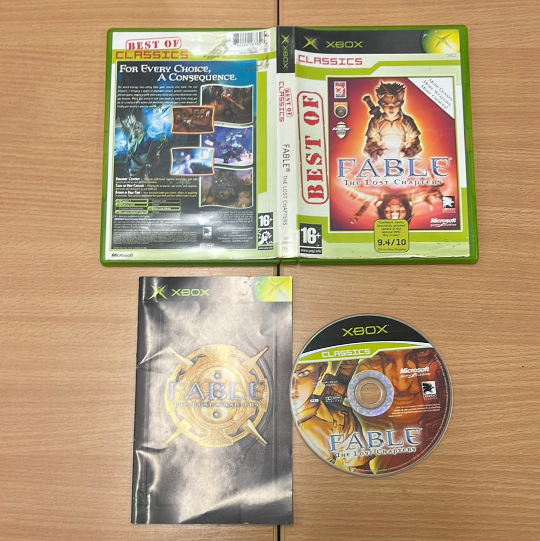 Fable: The Lost Chapters original Xbox game classics