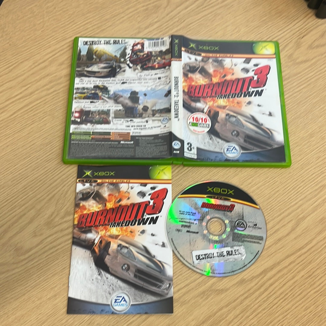 Burnout 3: Takedown original Xbox game