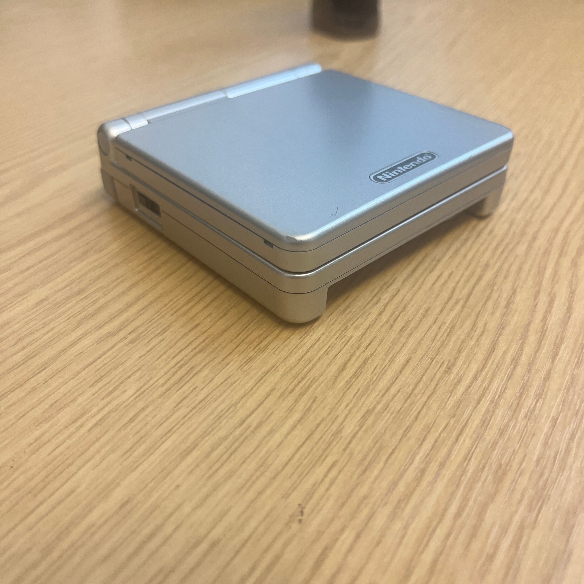 Gameboy Silver Nintendo Game Boy Advance SP GBA Console Silver handheld – retro game ...