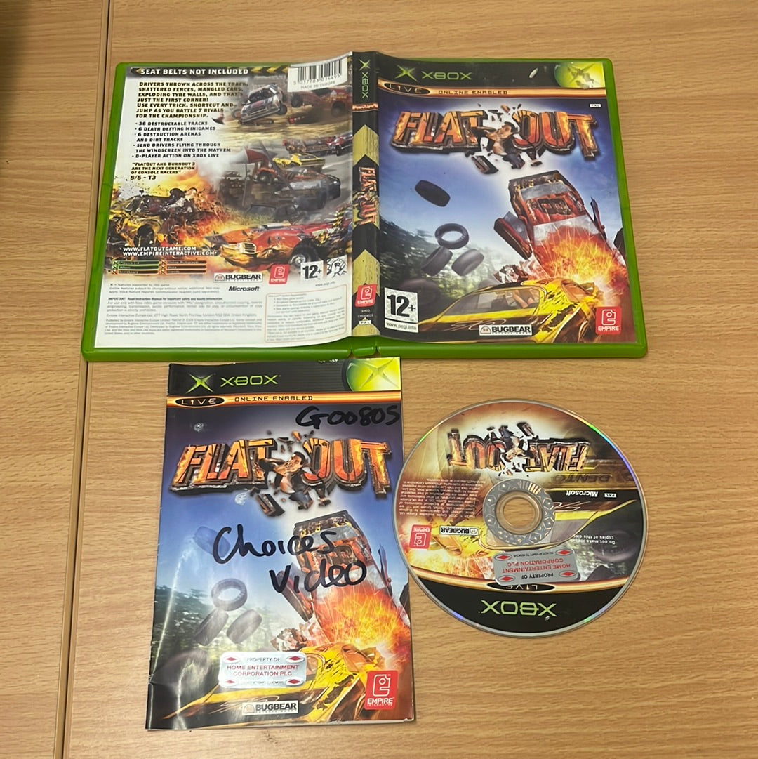 Flat out original Xbox game