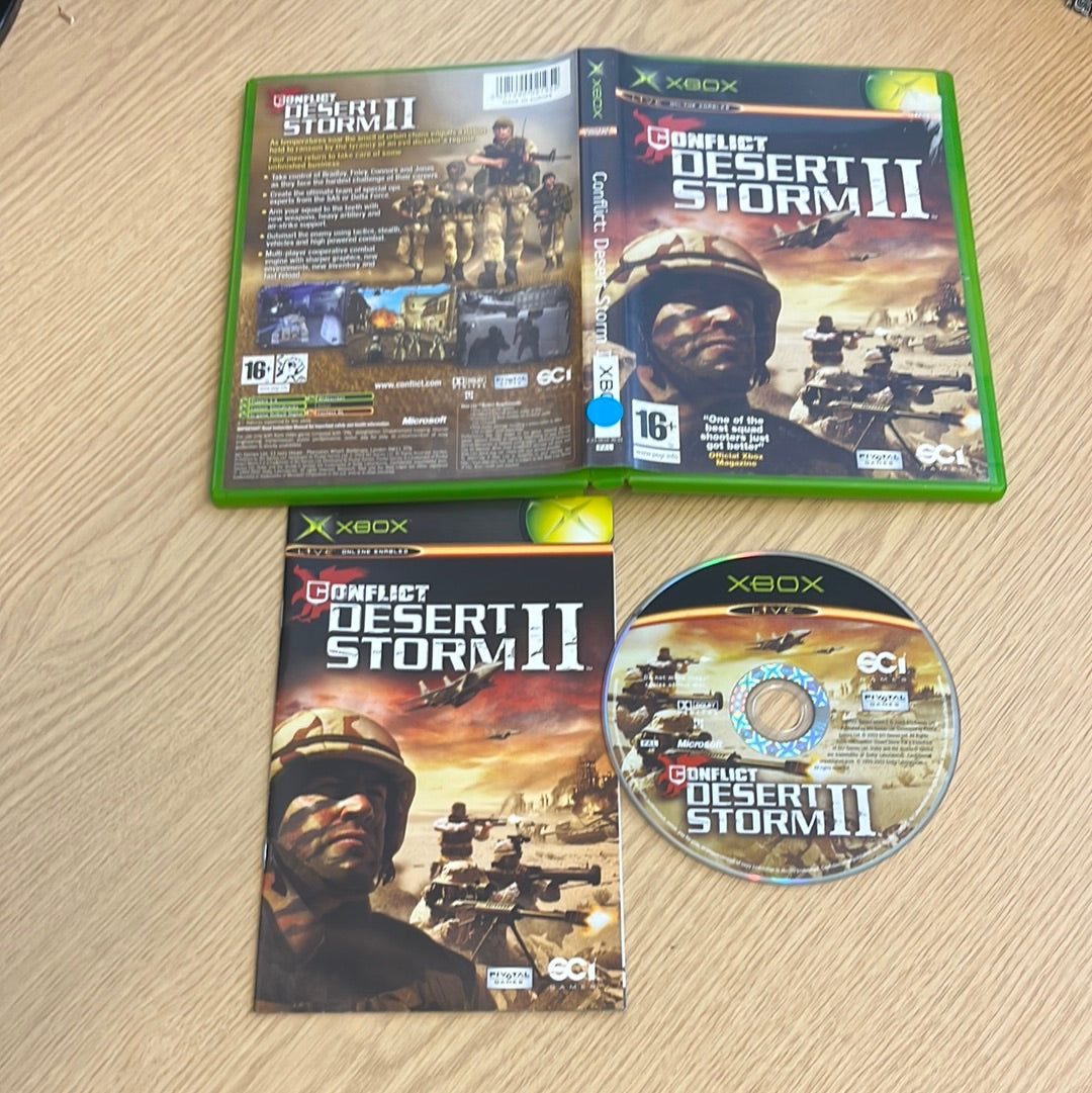 Conflict: Desert Storm II original Xbox game