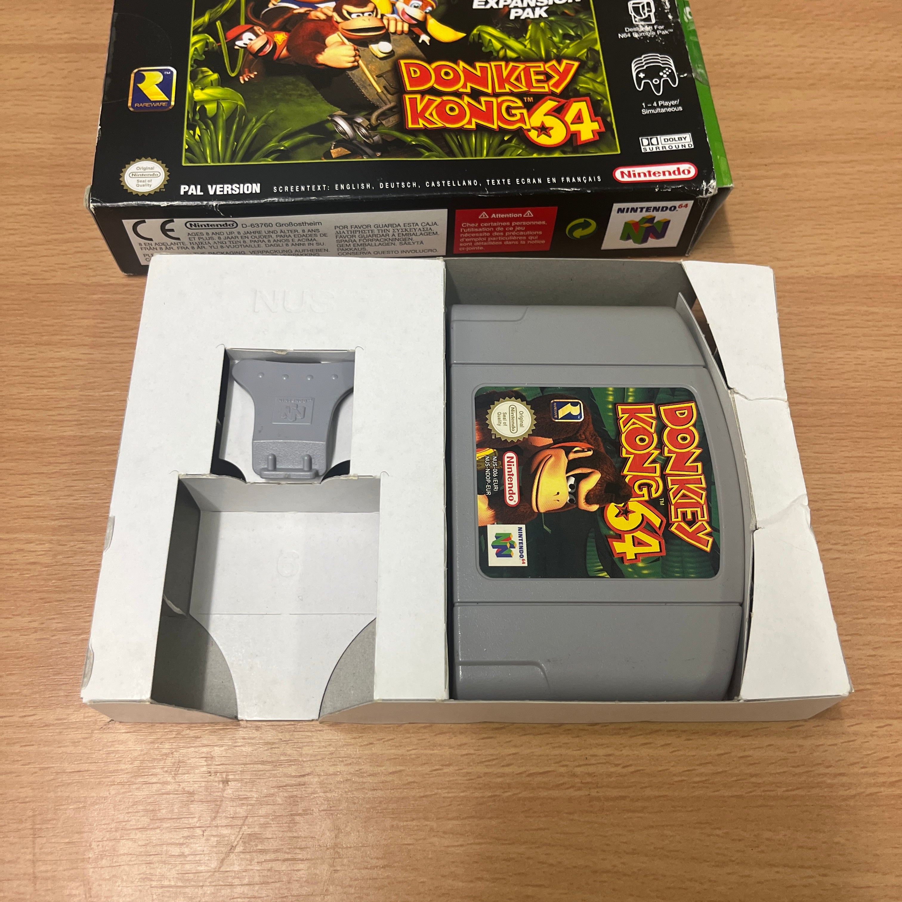 Donkey kong 64 n64 game boxed no expansion pack