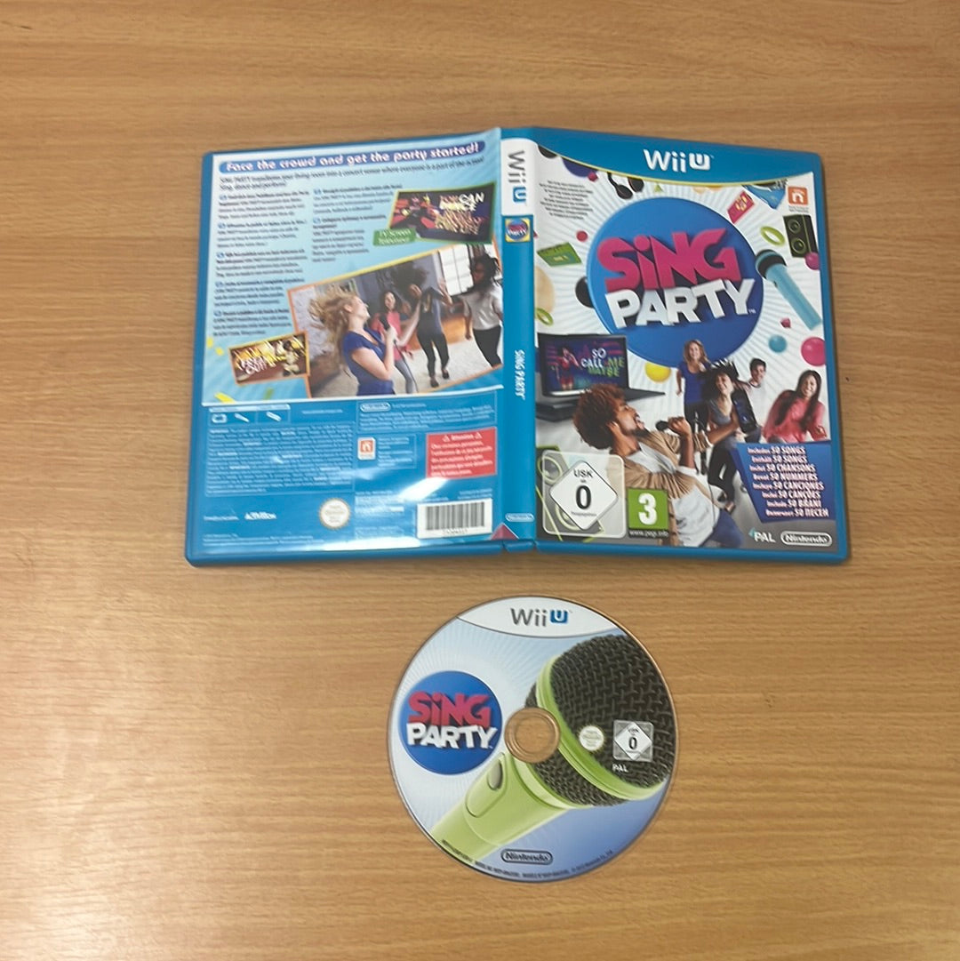 SiNG PARTY Nintendo Wii U game