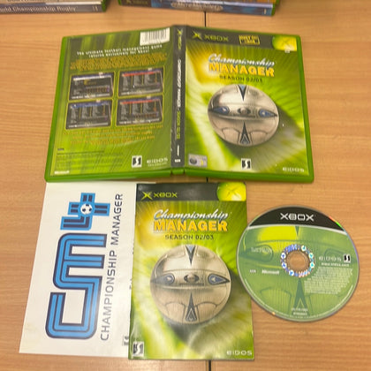 Championship Manager: Season 02/03 original Xbox game