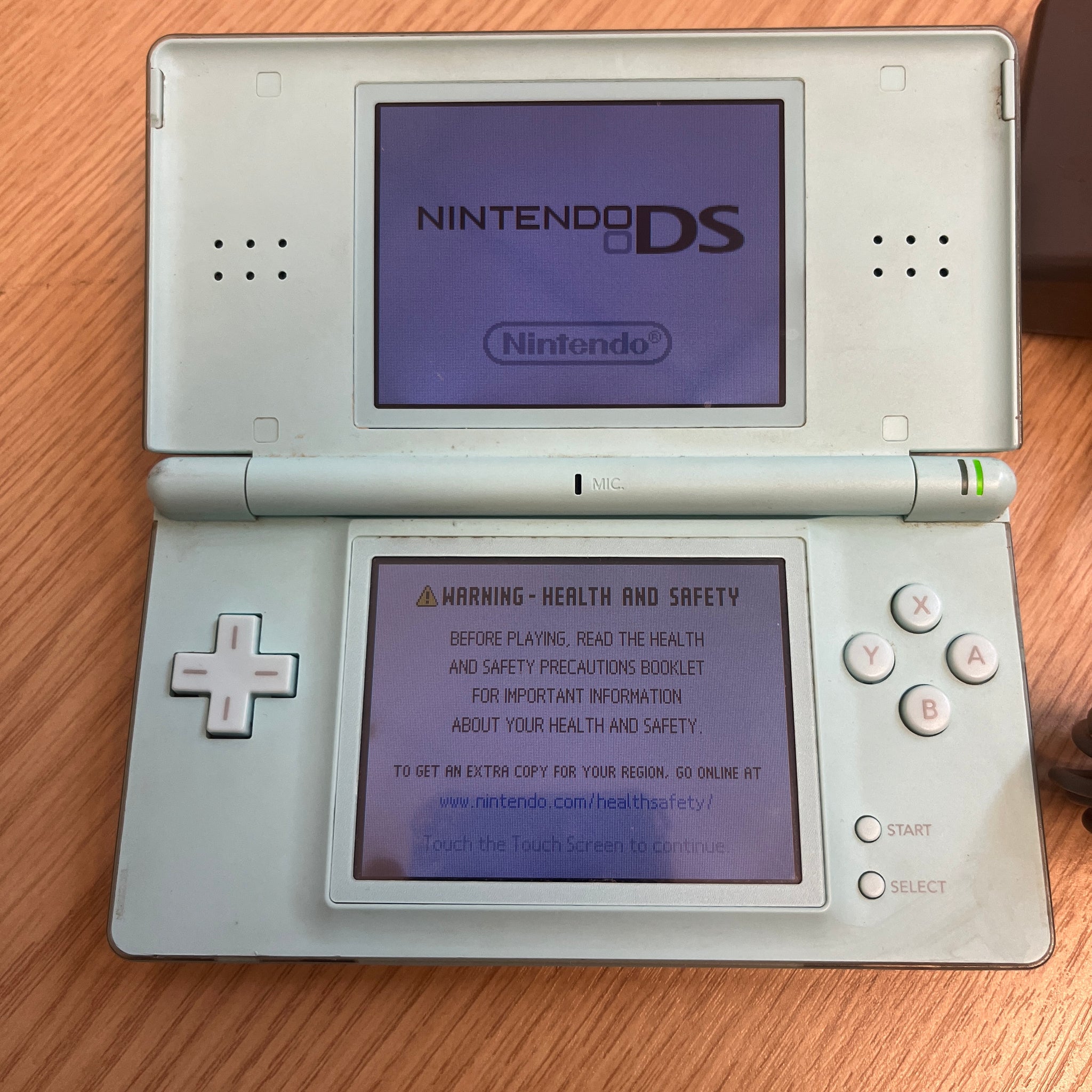 Nintendo ds lite turquoise handheld