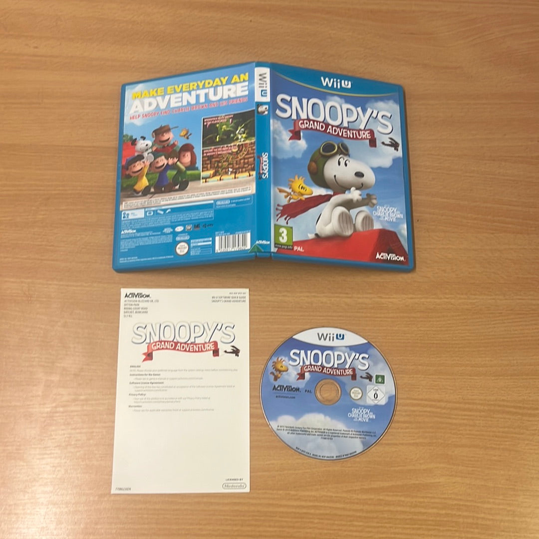 Snoopy's Grand Adventure Nintendo Wii U game