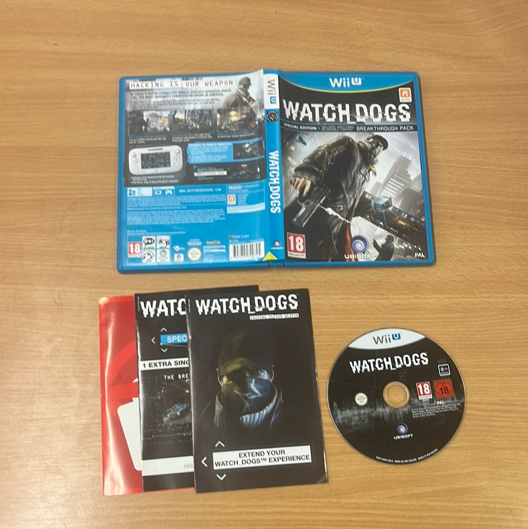 Watch Dogs - Special Edition Wii u game