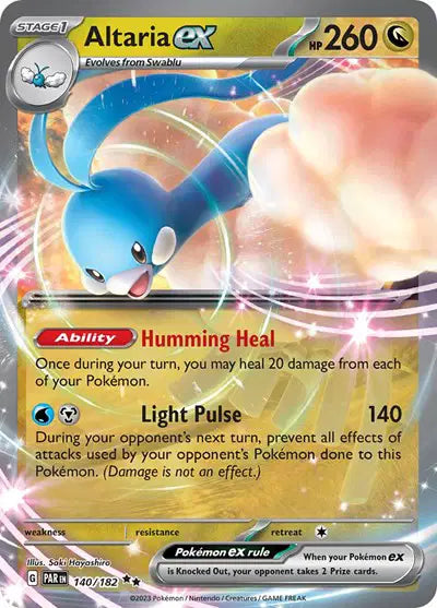 Altaria ex [Holo] - 140/182 - Double Rare - Paradox Rift – retro game ...