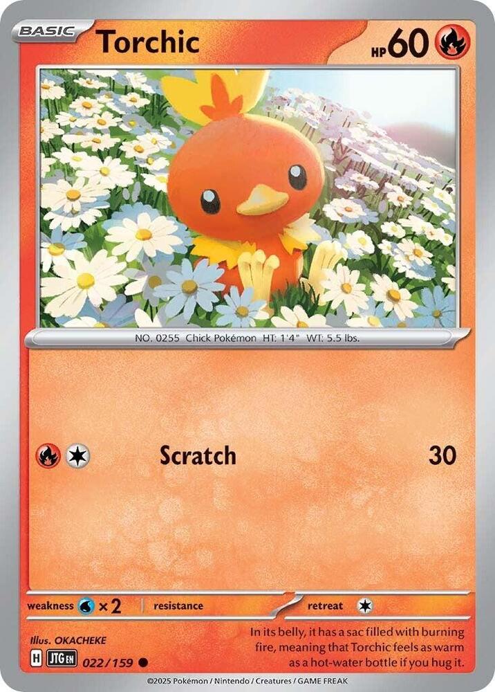 Torchic [Reverse Holo] - 022/159 - Common - Journey Together – retro ...