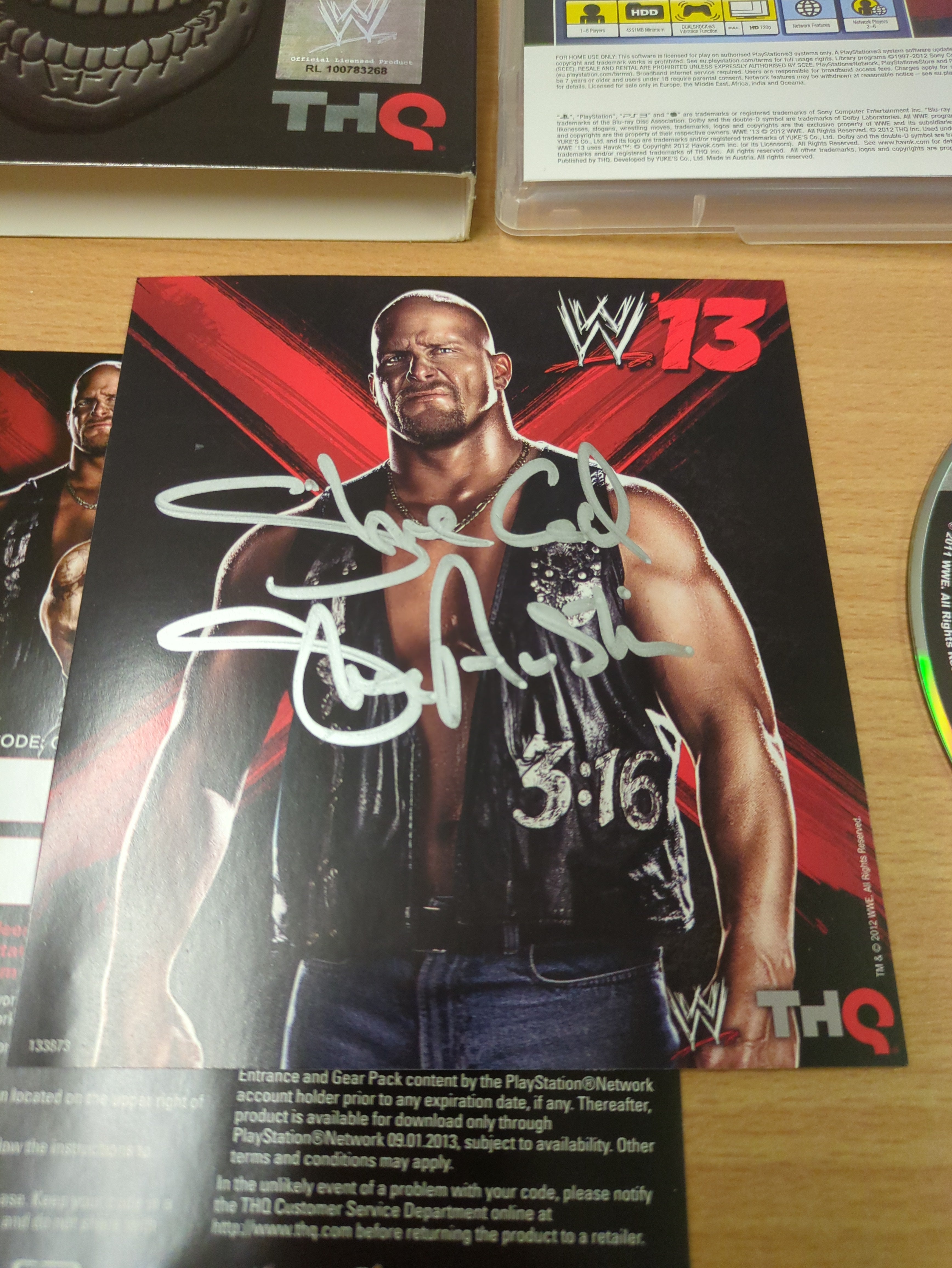WWE 13 Austin 3:16 Edition Sony PS3 game