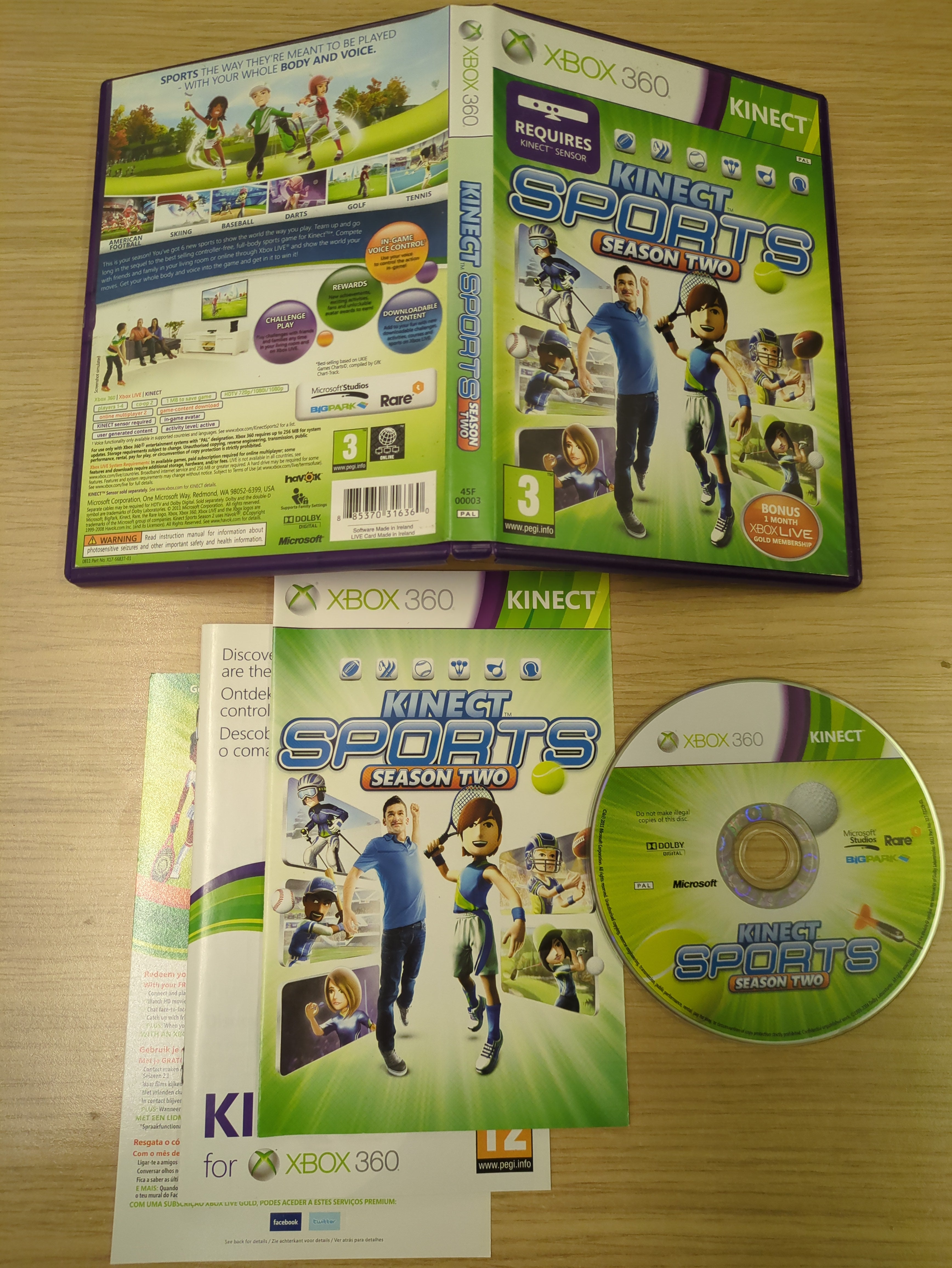 Kinect Sports Season Two Xbox 360 game