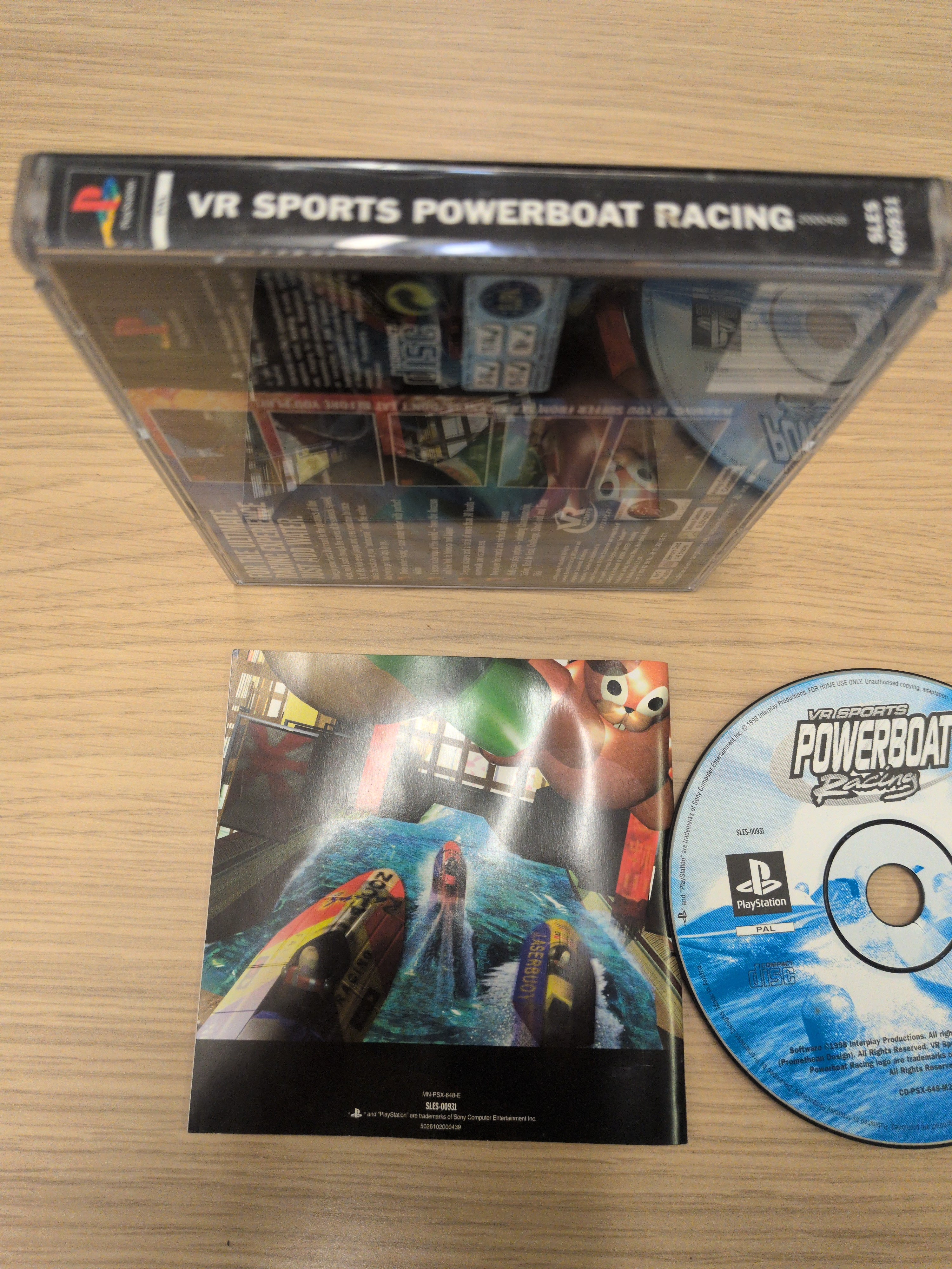 VR Sports Powerboat Racing Sony PS1 game