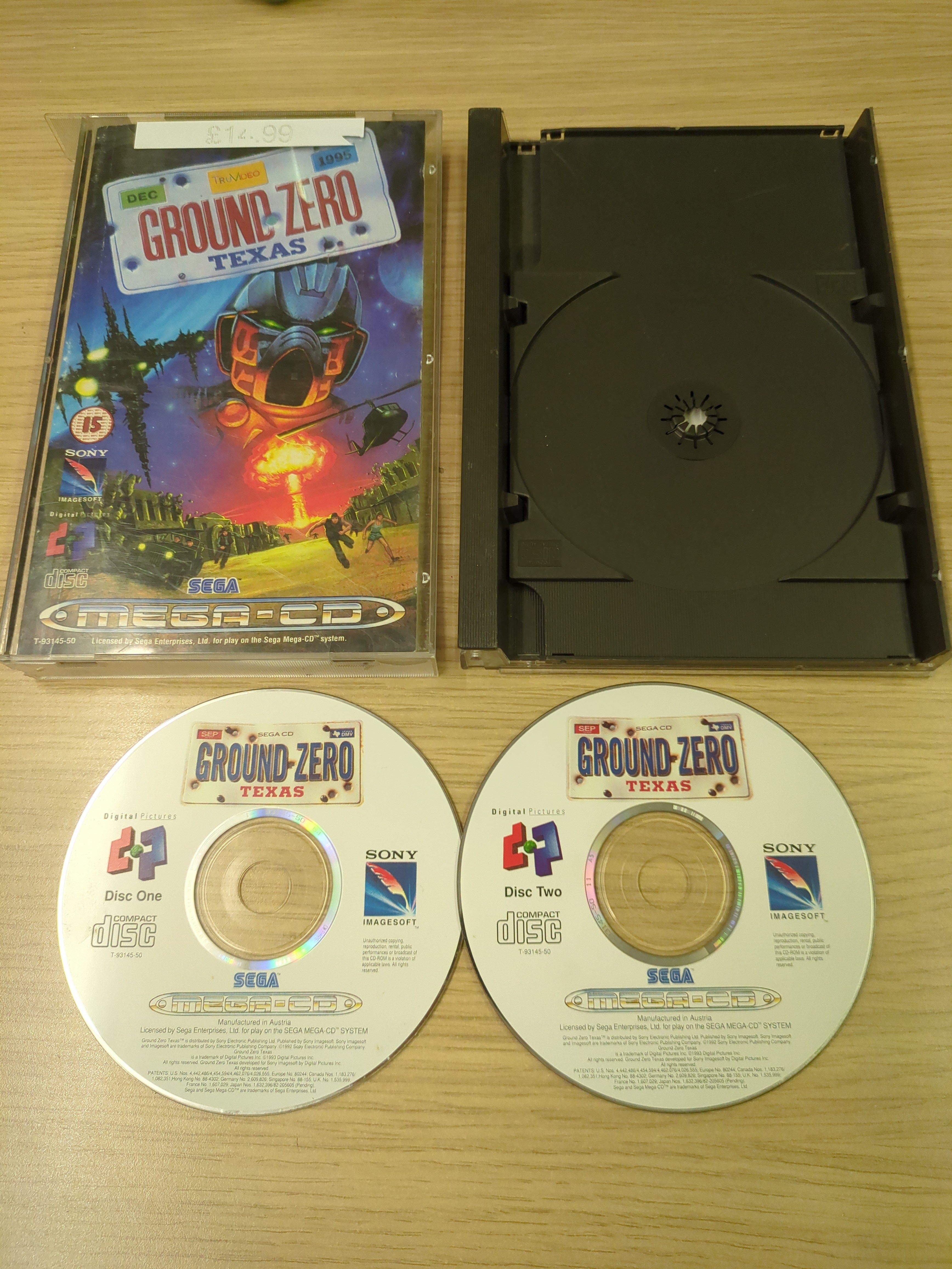 Ground Zero: Texas Sega Mega CD game