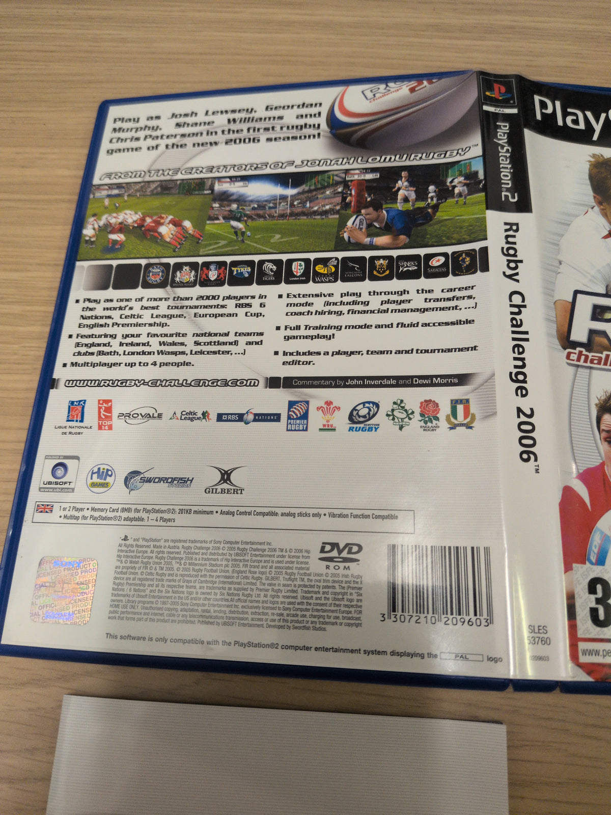 Rugby Challenge 2006 Sony PS2 game