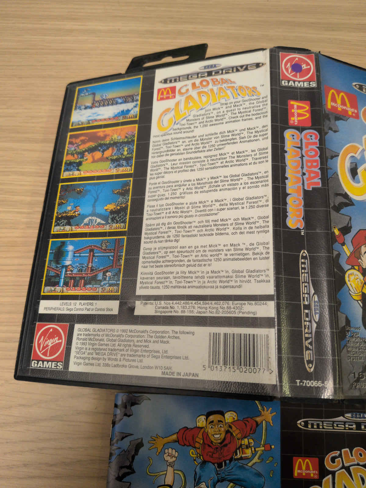 Global Gladiators Sega Mega Drive game