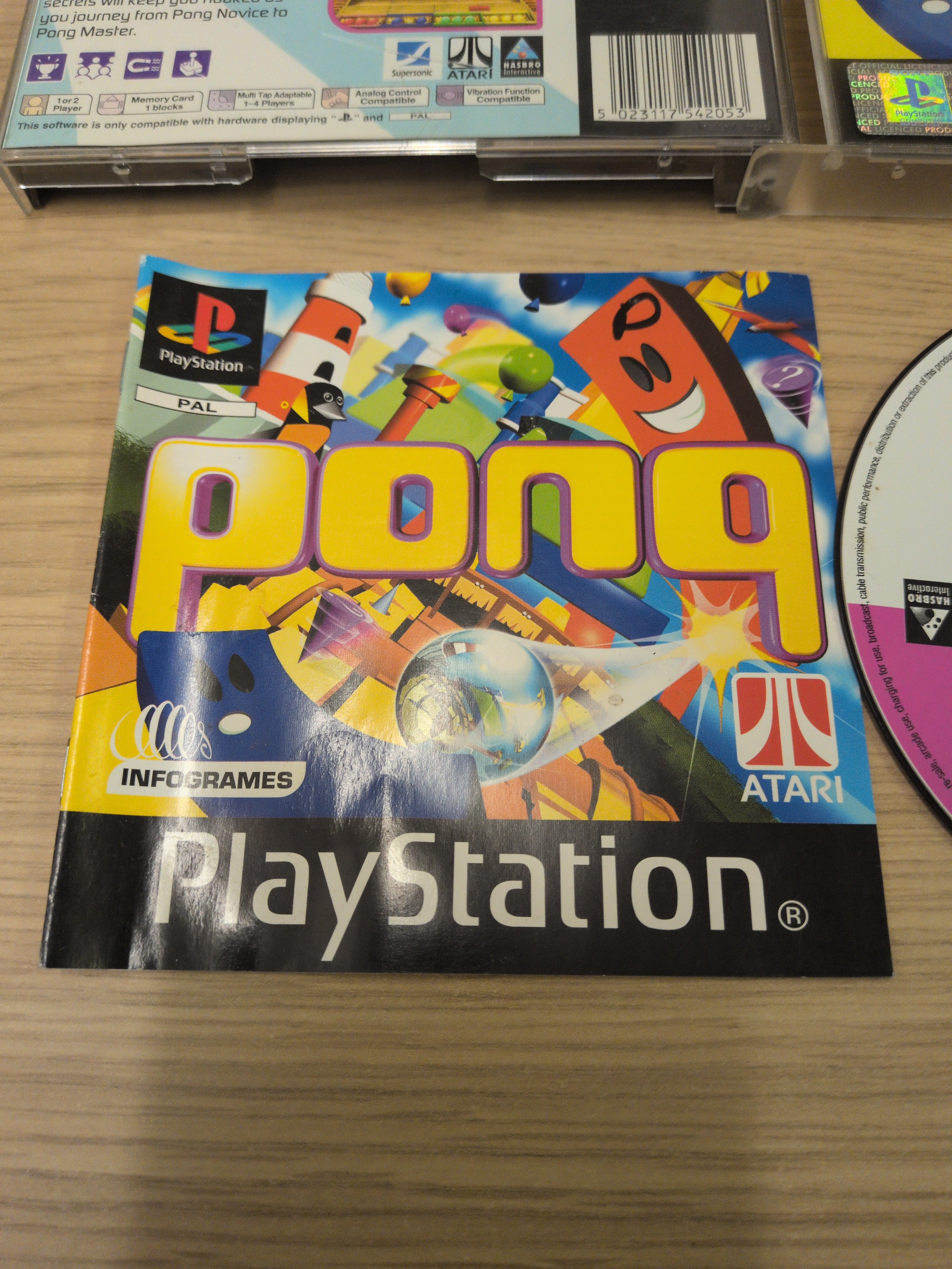 Pong Sony PS1 game