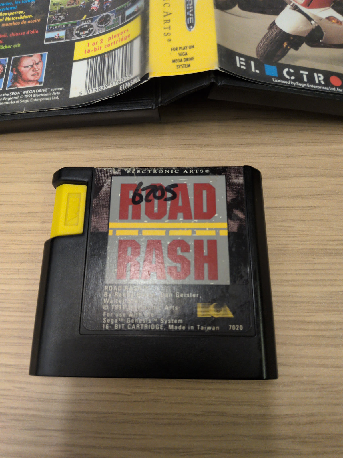 Road Rash Sega Mega Drive game