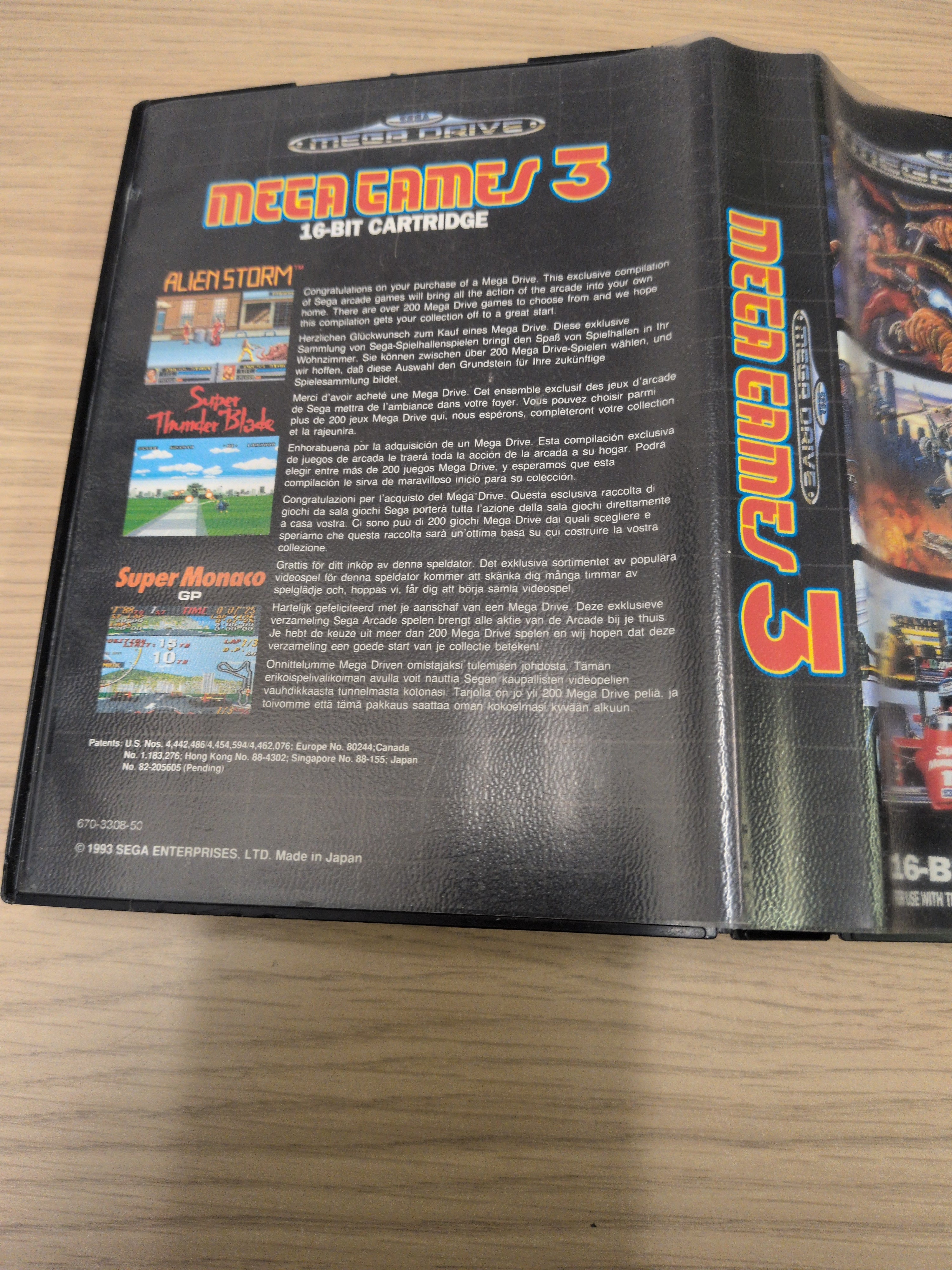 Mega Games 3 Sega Mega Drive game