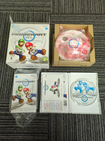 Mario Kart Wii Wheel Bundle Nintendo Wii Game