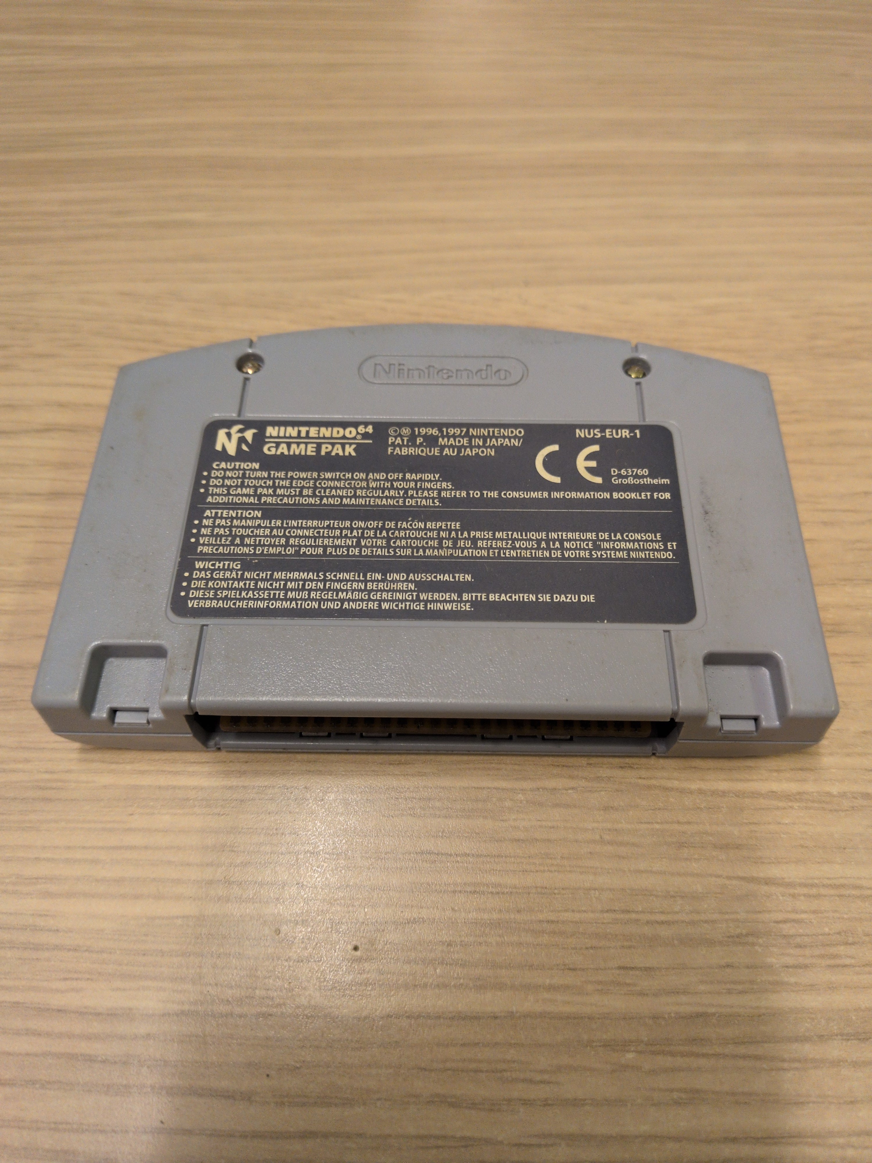 WWF WarZone Nintendo N64 game Cart Only