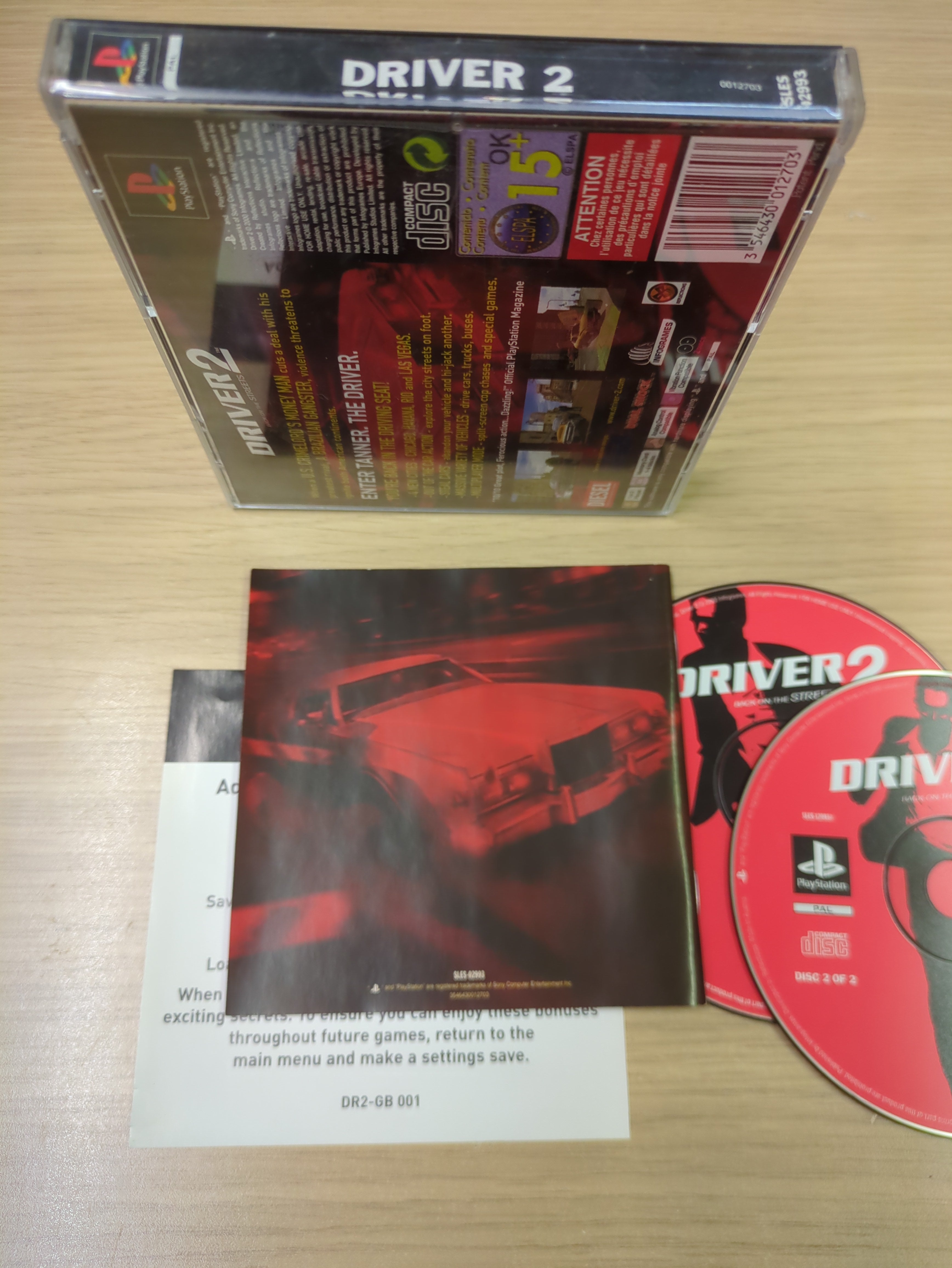 Driver 2: Back On The Streets Sony PS1 game