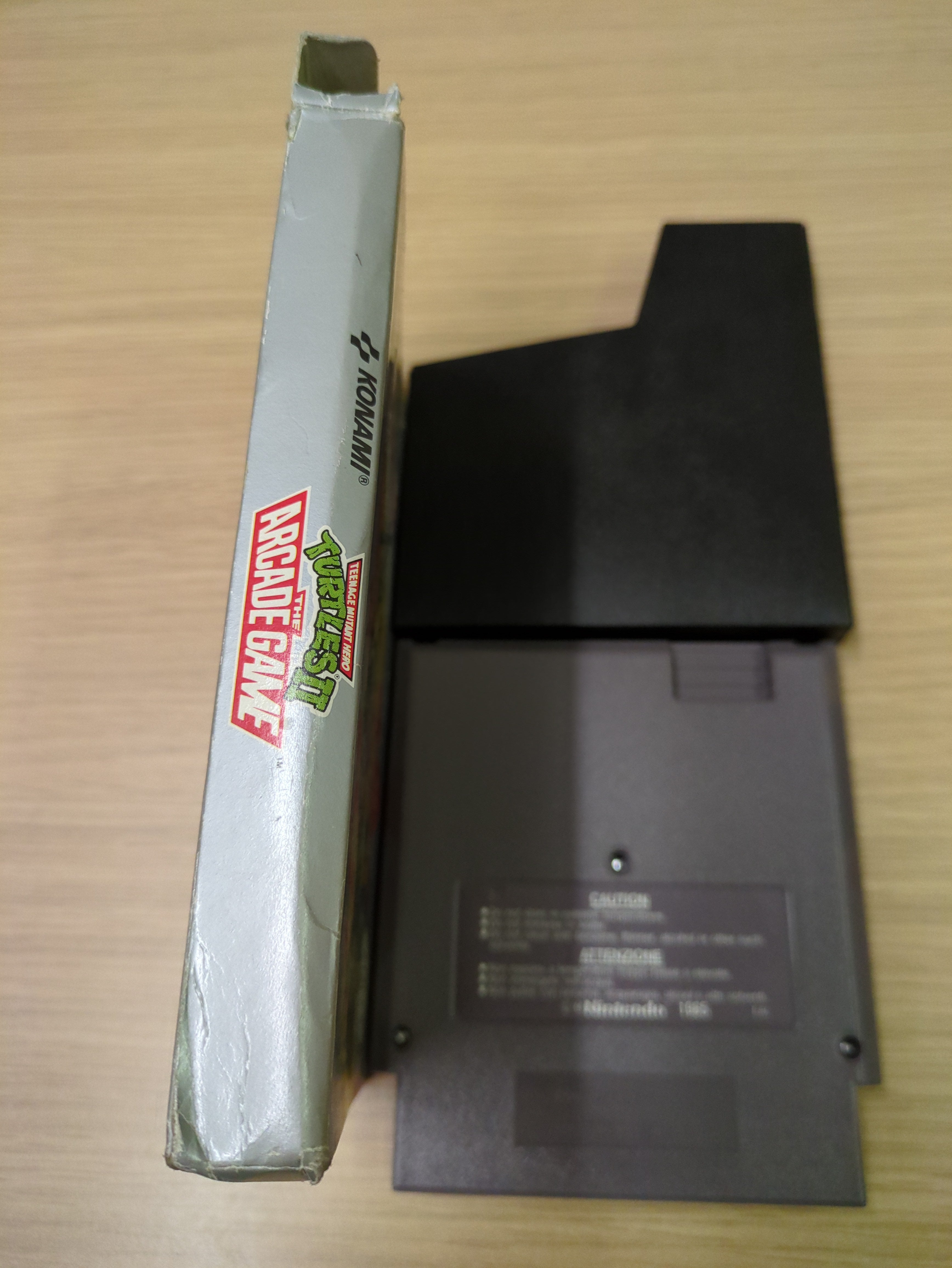 Teenage Mutant Hero Turtles II The Arcade Game Nintendo NES game