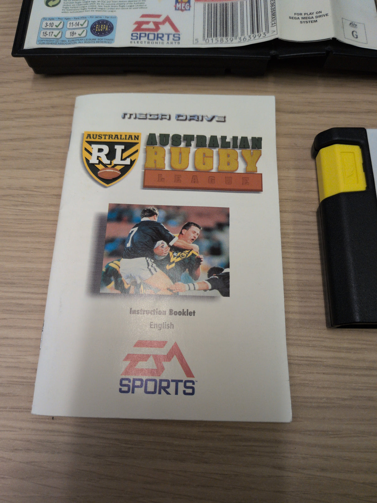 Australian Rugby League Sega Mega Drive game