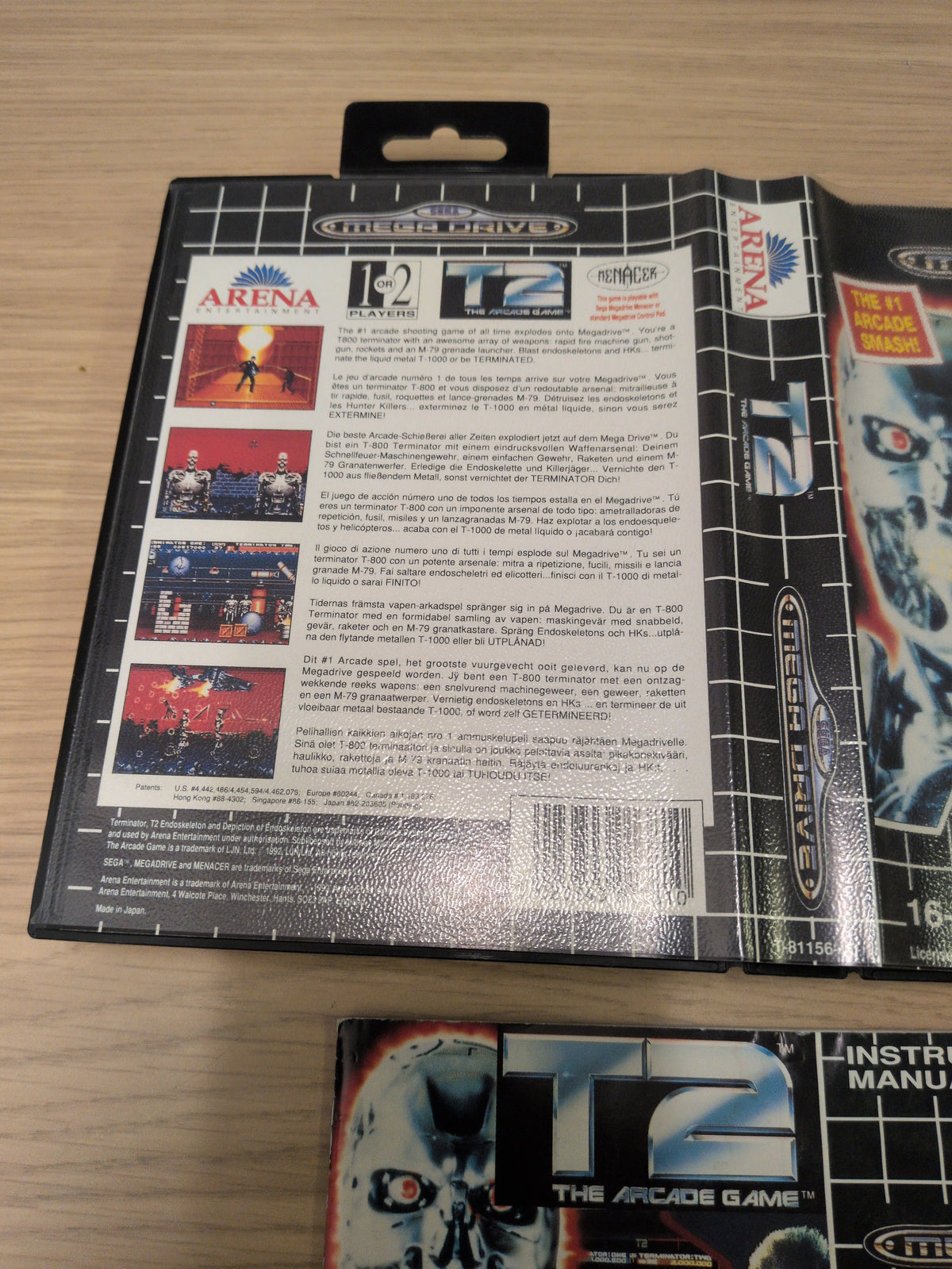 T2: Terminator 2 The Arcade Game Sega Mega Drive game