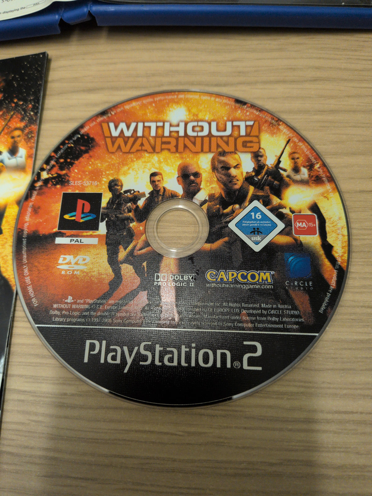 Without Warning Sony PS2 game