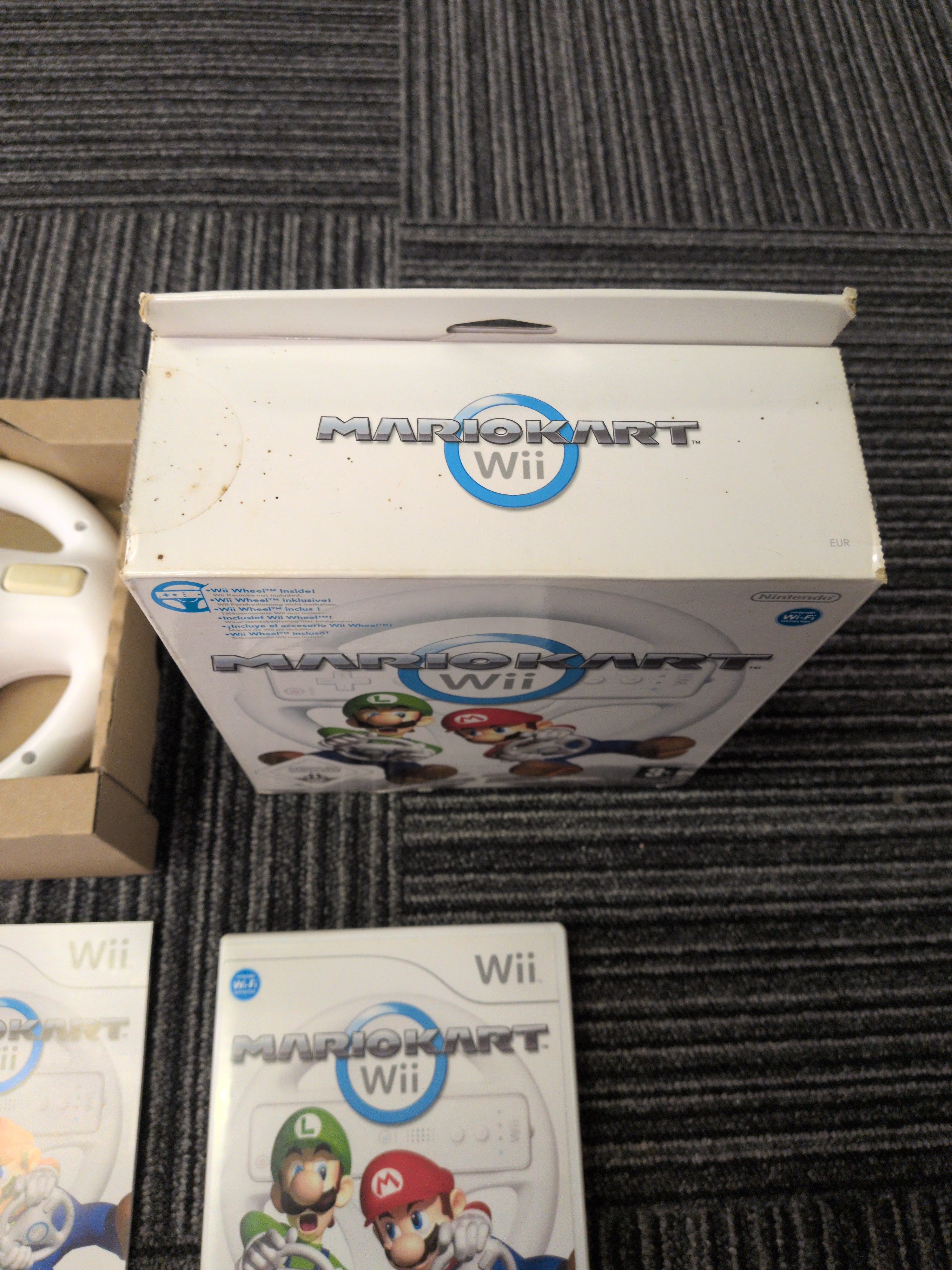Mario Kart Wii Wheel Bundle Nintendo Wii Game