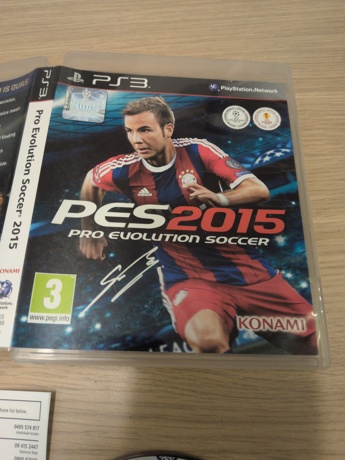 Pro Evolution Soccer 2015 Sony PS3 game