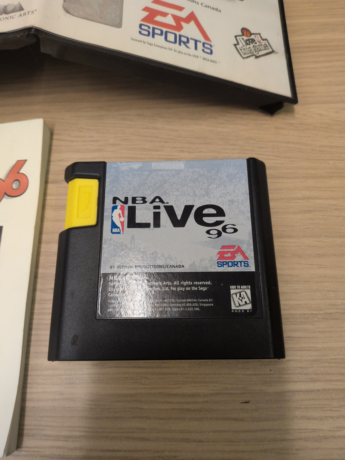 NBA Live '96 Sega Mega Drive game