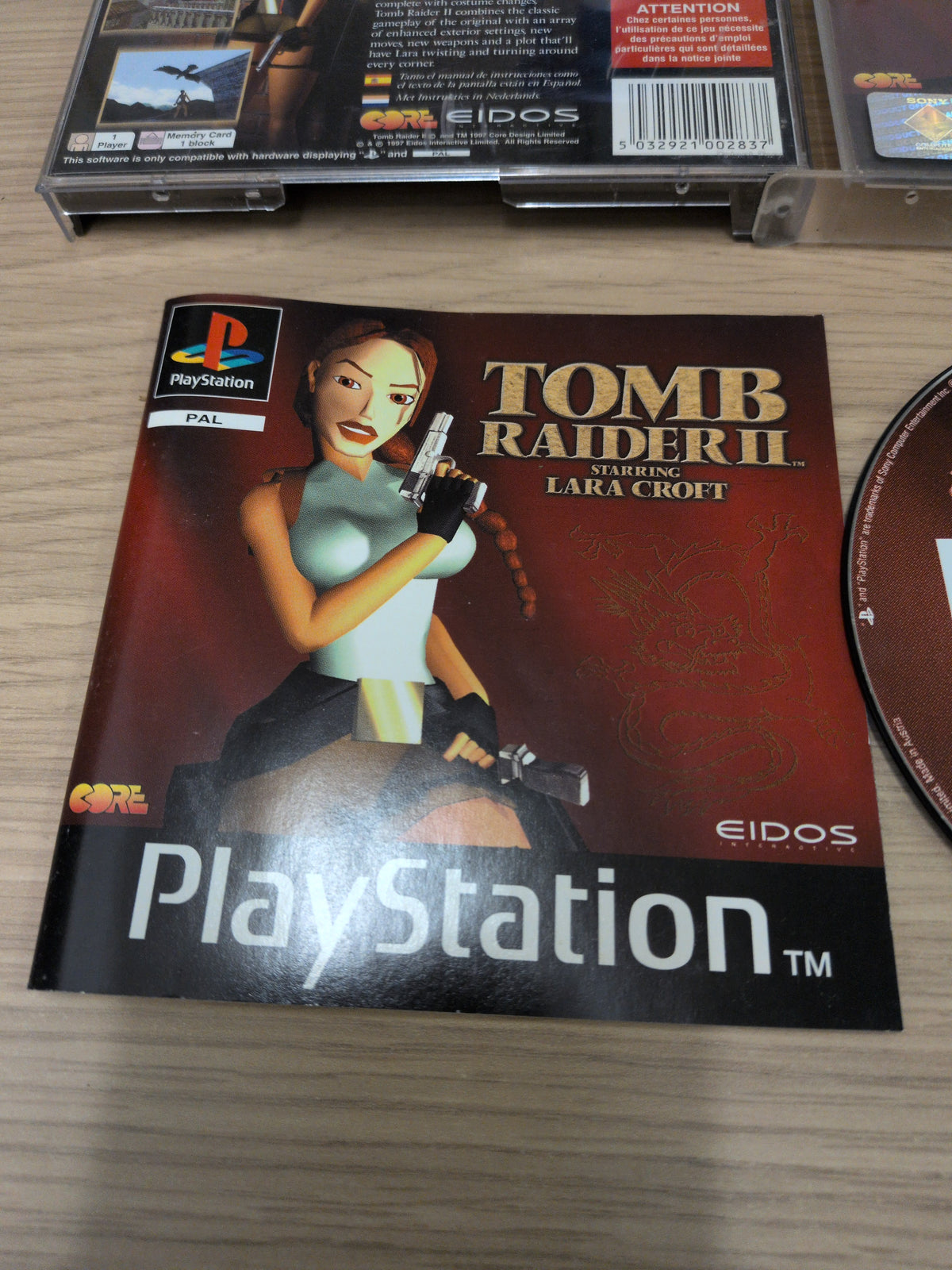 Tomb Raider II Sony PS1 game