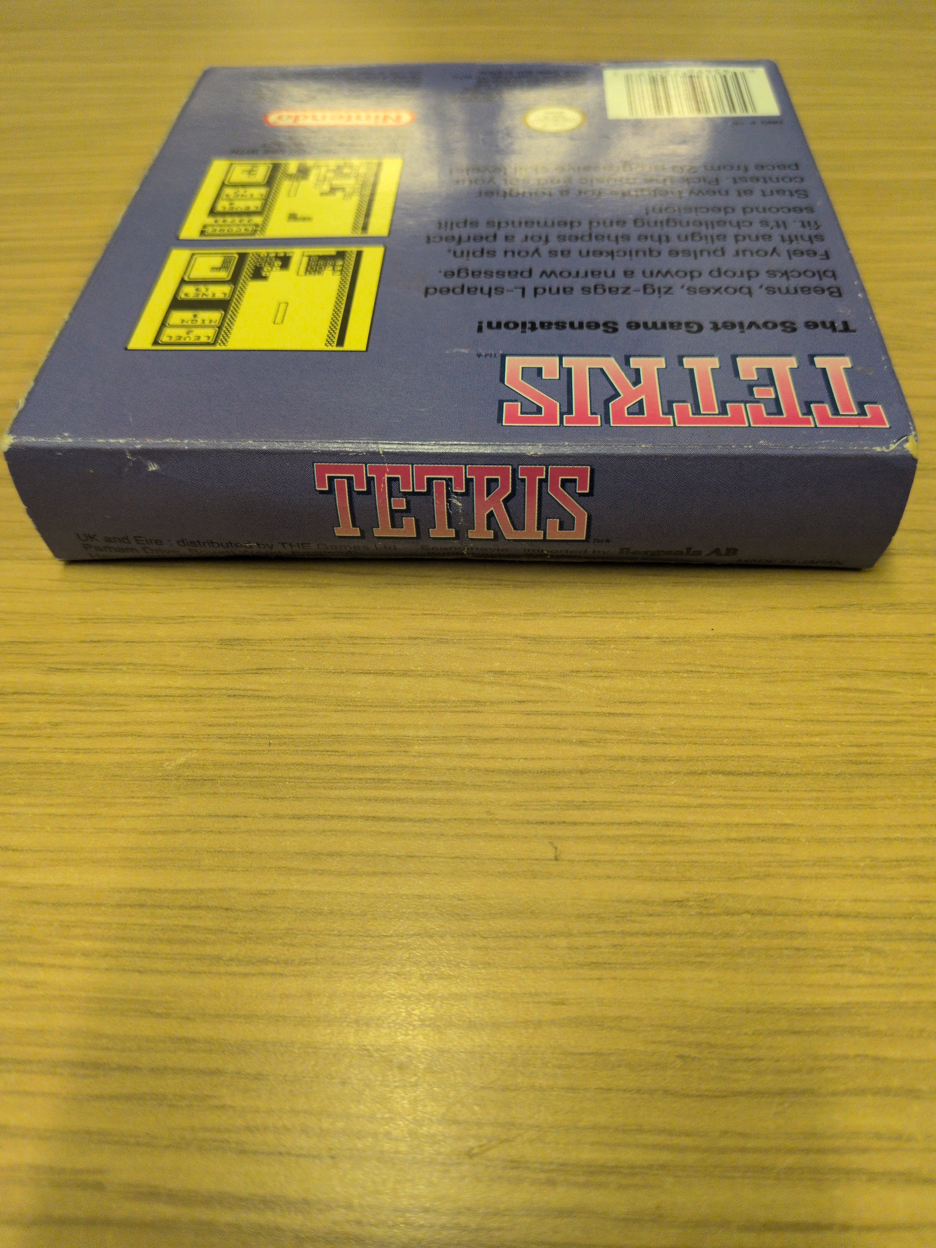 Tetris Nintendo Game Boy game Boxed