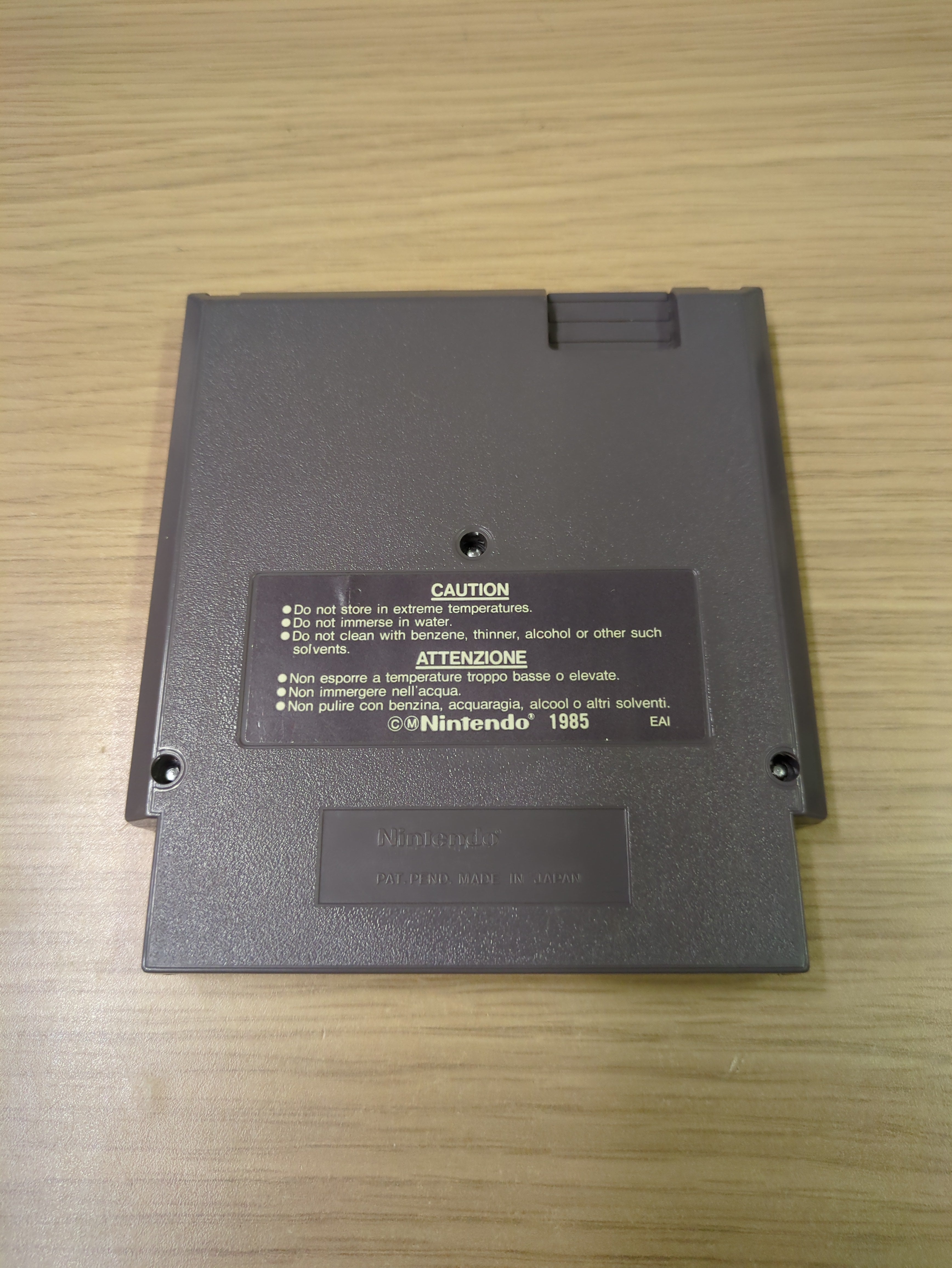 Tecmo World Wrestling Nintendo NES game cart only