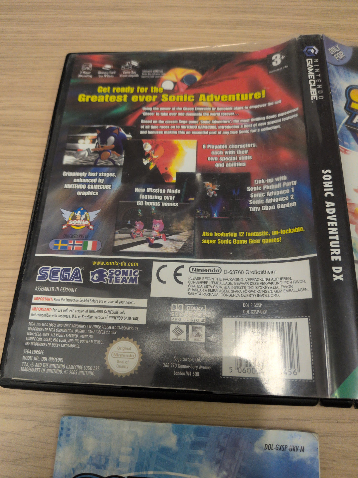 Sonic Adventure DX Director's Cut Nintendo GameCube game