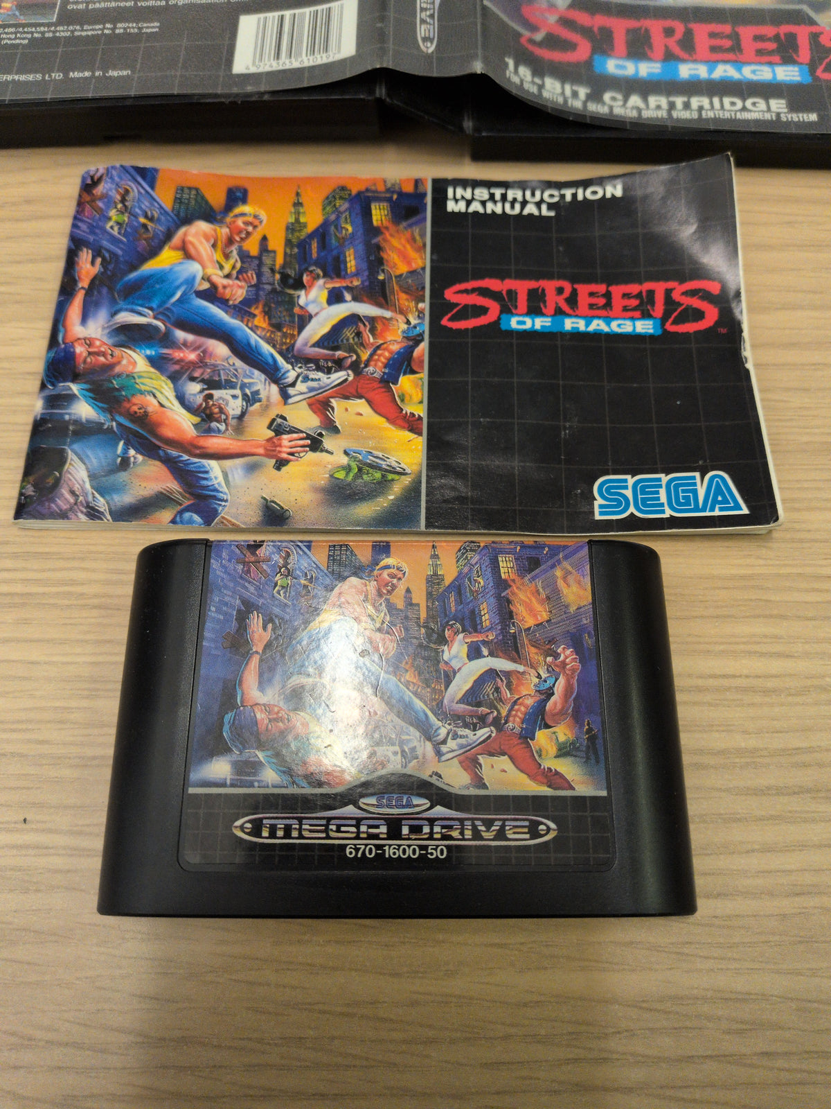 Streets of Rage Sega Mega Drive game