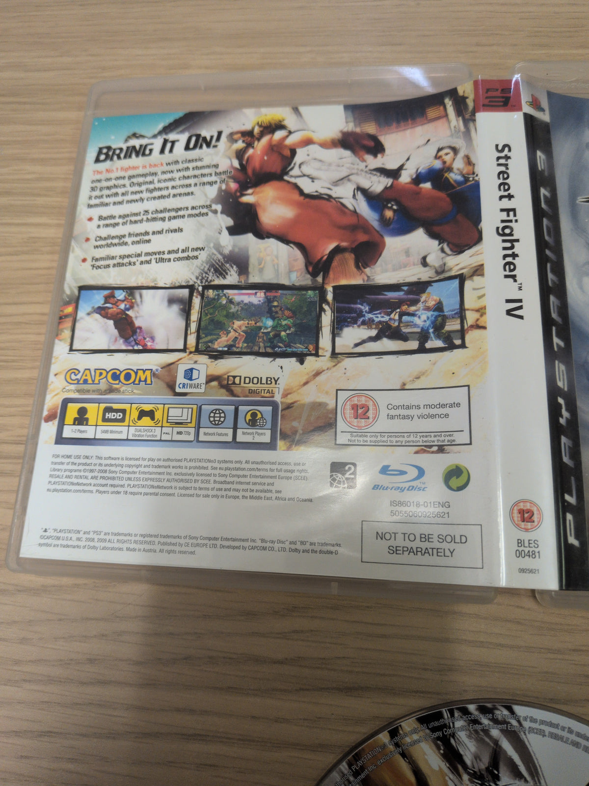 Street Fighter IV Sony PS3 game