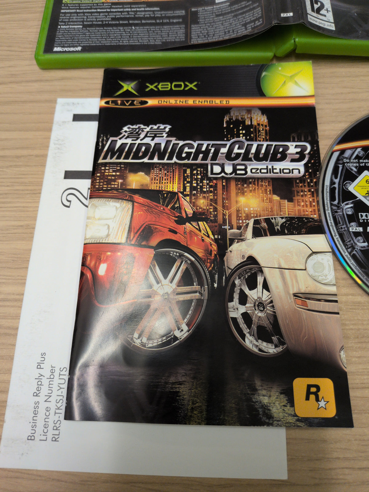Midnight Club 3: DUB Edition original Xbox game