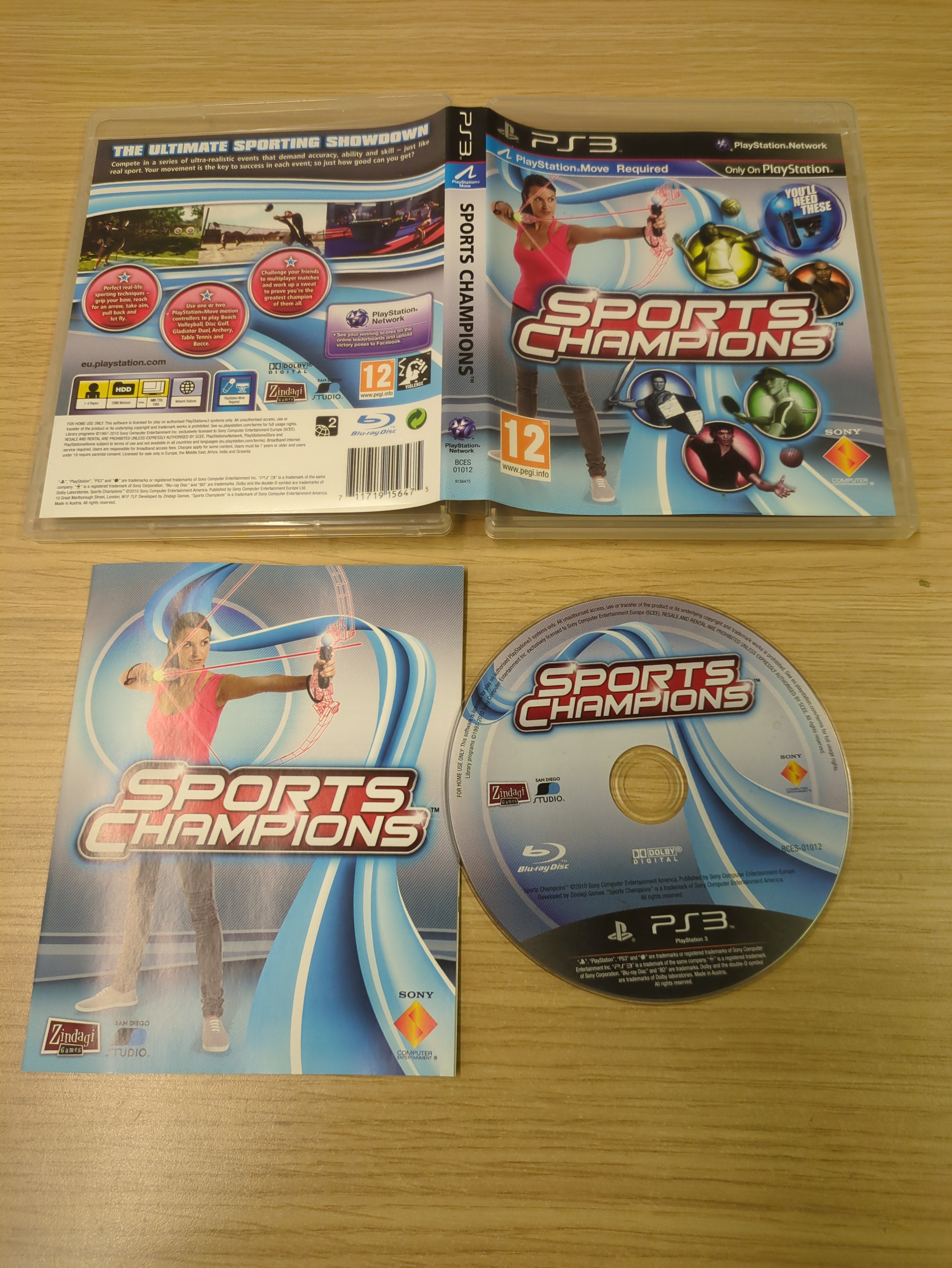 Sports Champions Sony PS3 game