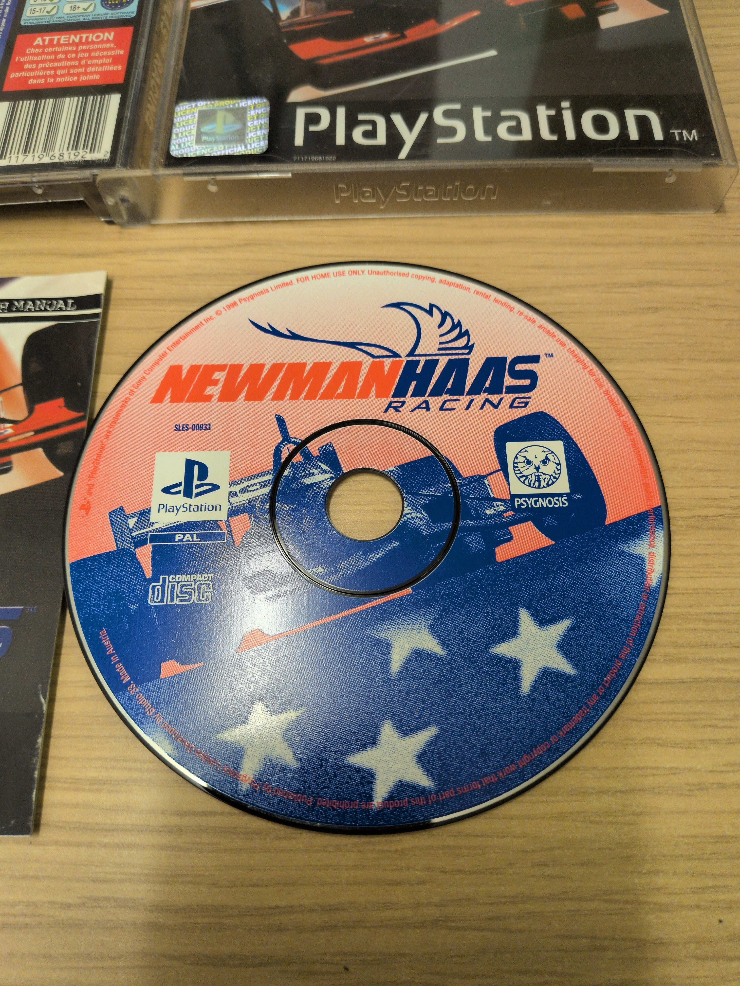 Newman Haas Racing Sony PS1 game