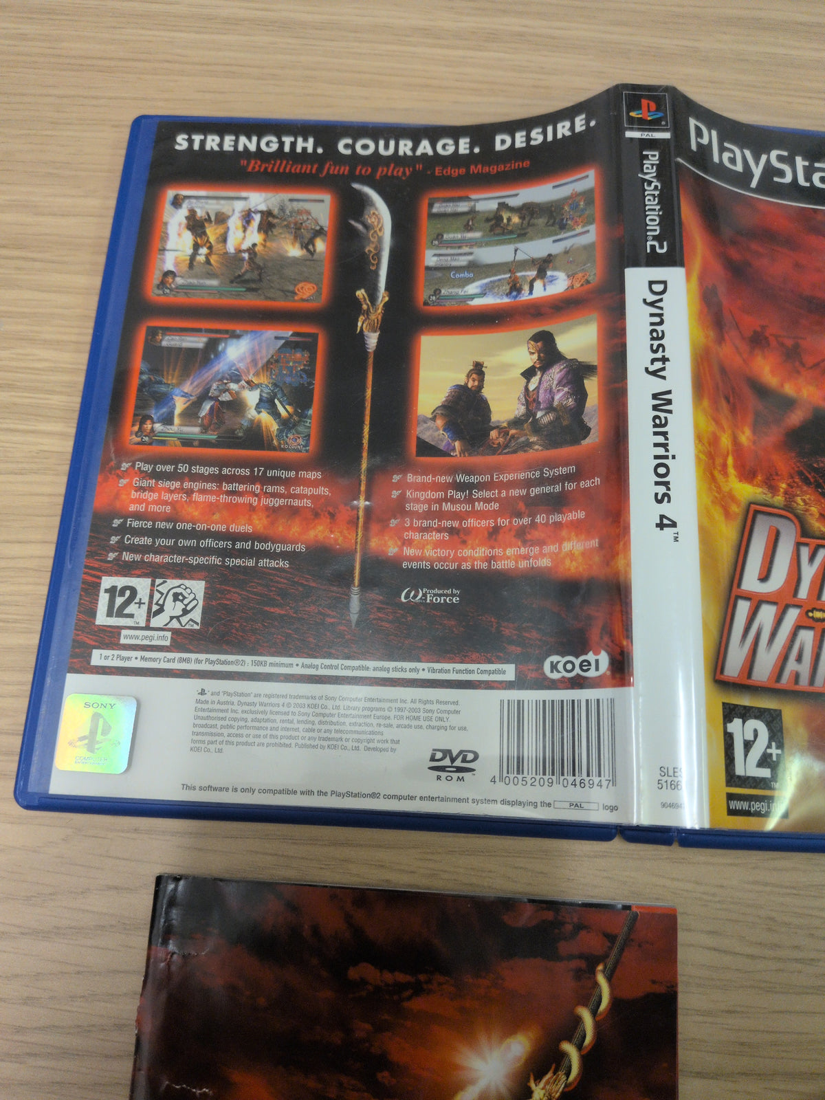 Dynasty Warriors 4 Sony PS2 game