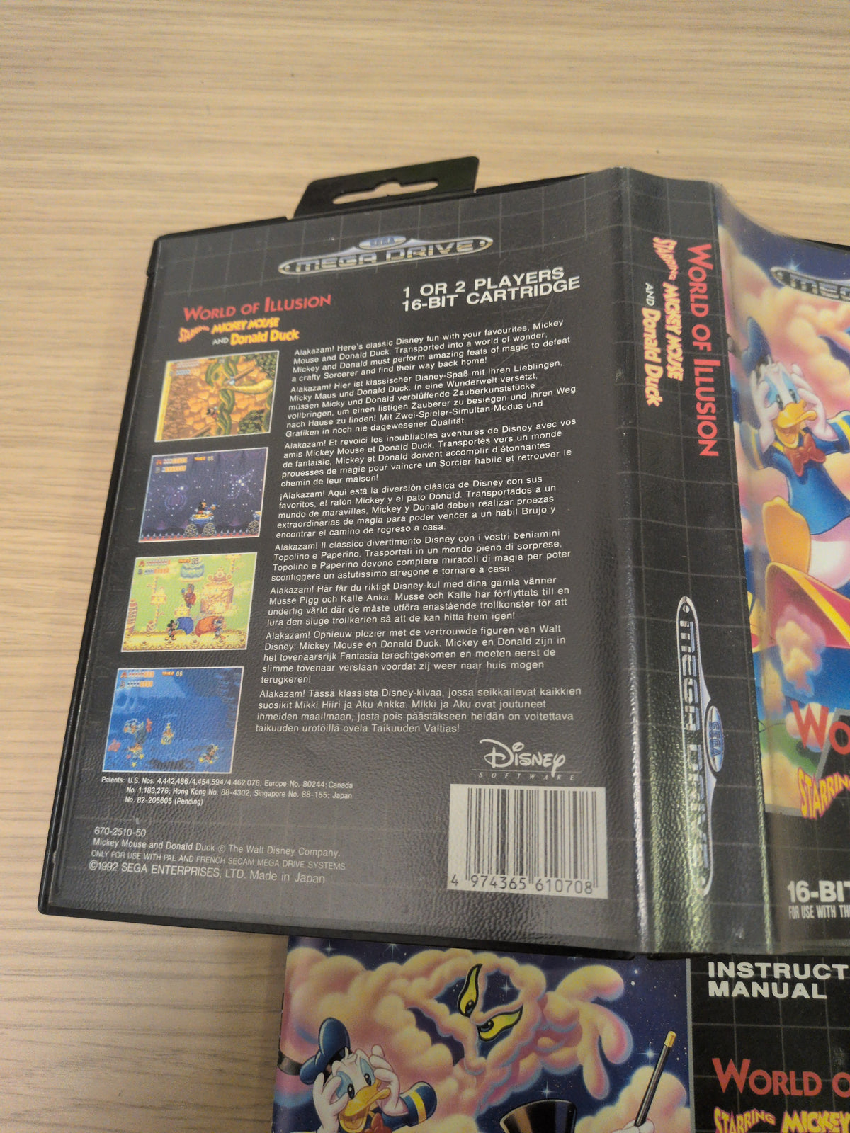 World of Illusion starring Mickey Mouse and Donald Duck (Disney's) Sega Mega Drive game