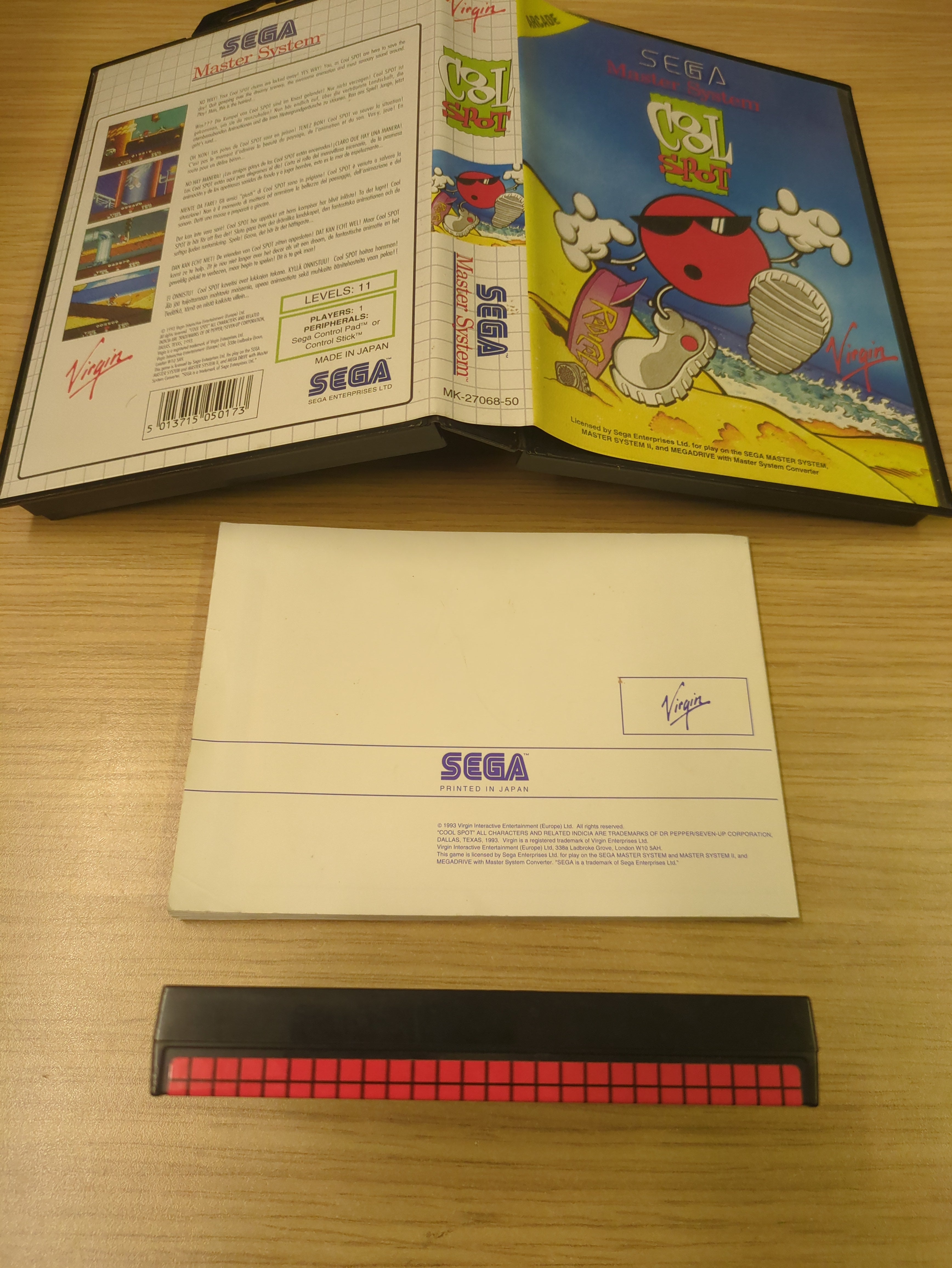 Cool Spot Sega Master System game