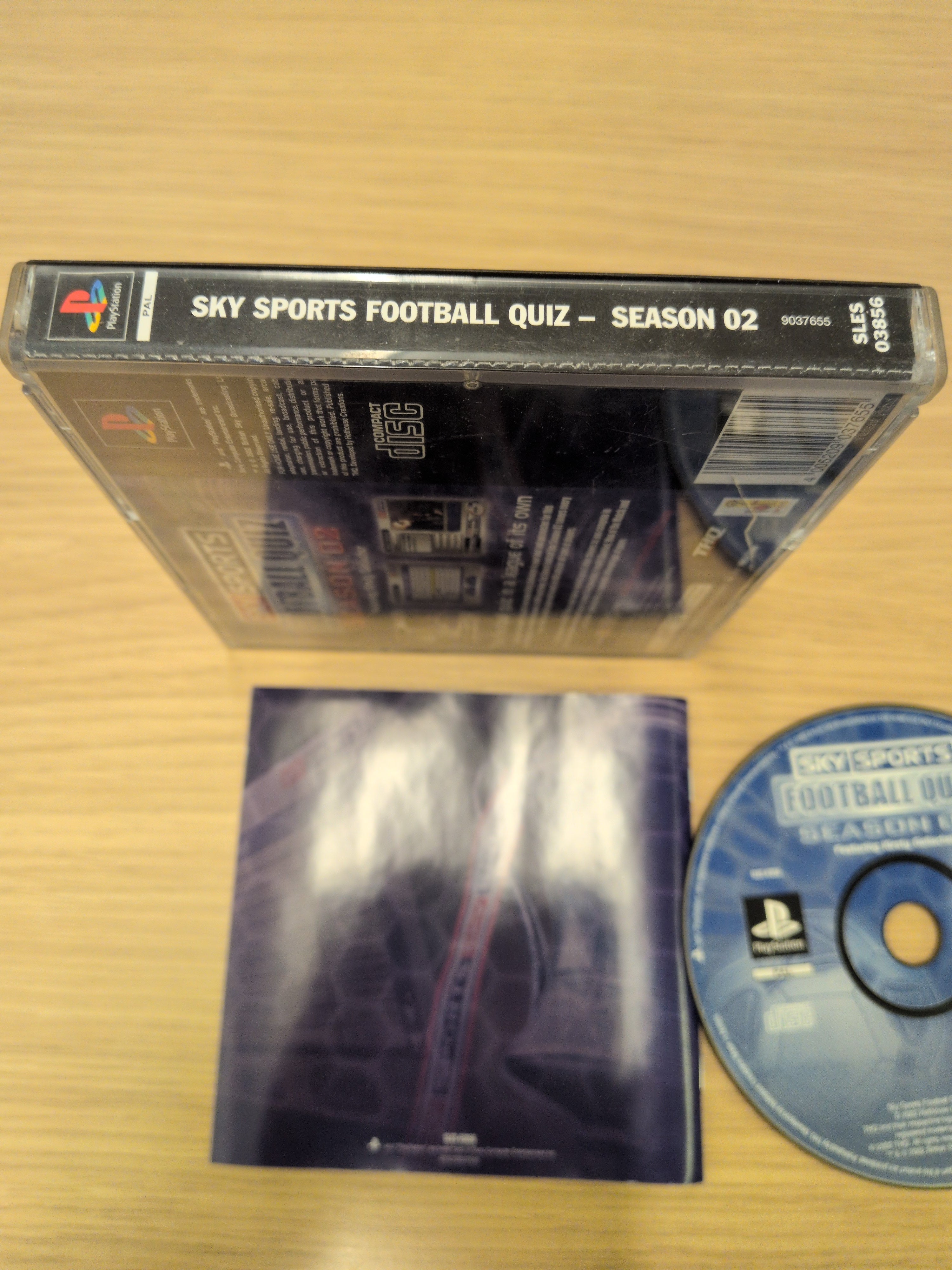 Sky Sports Football Quiz Season 02 Sony PS1 game