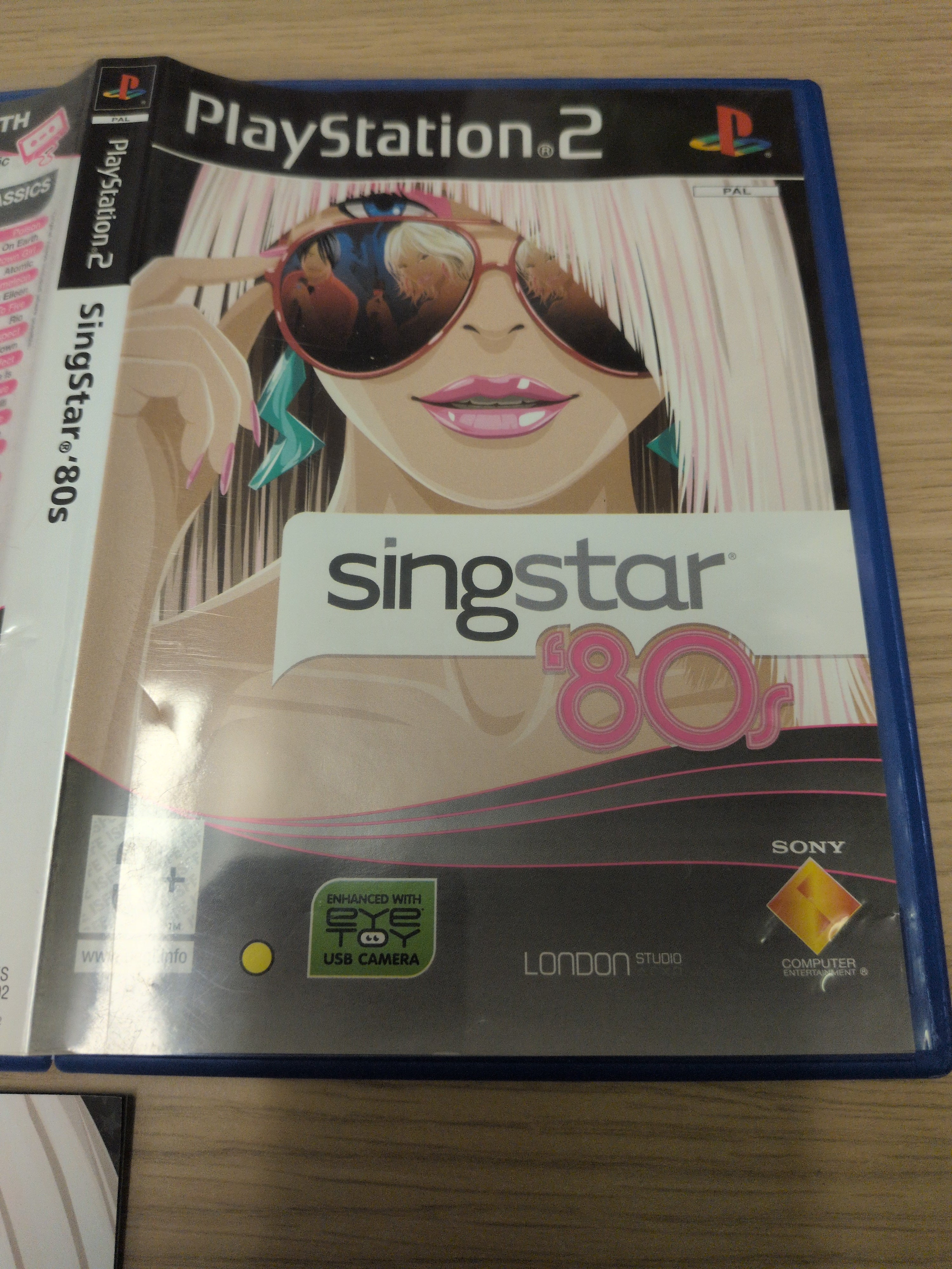 SingStar 80s Sony PS2 game