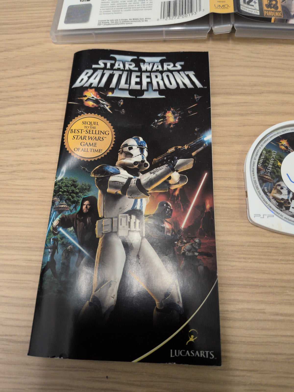 Star Wars Battlefront II Sony PSP game